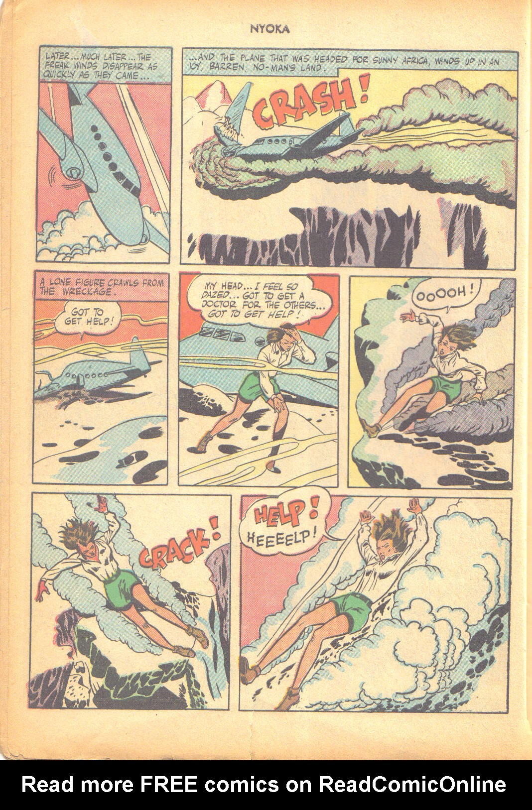 Read online Nyoka the Jungle Girl (1945) comic -  Issue #7 - 10