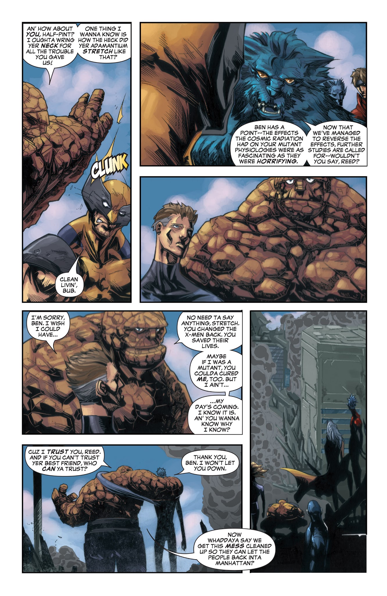 Read online X-Men/Fantastic Four comic -  Issue #5 - 22