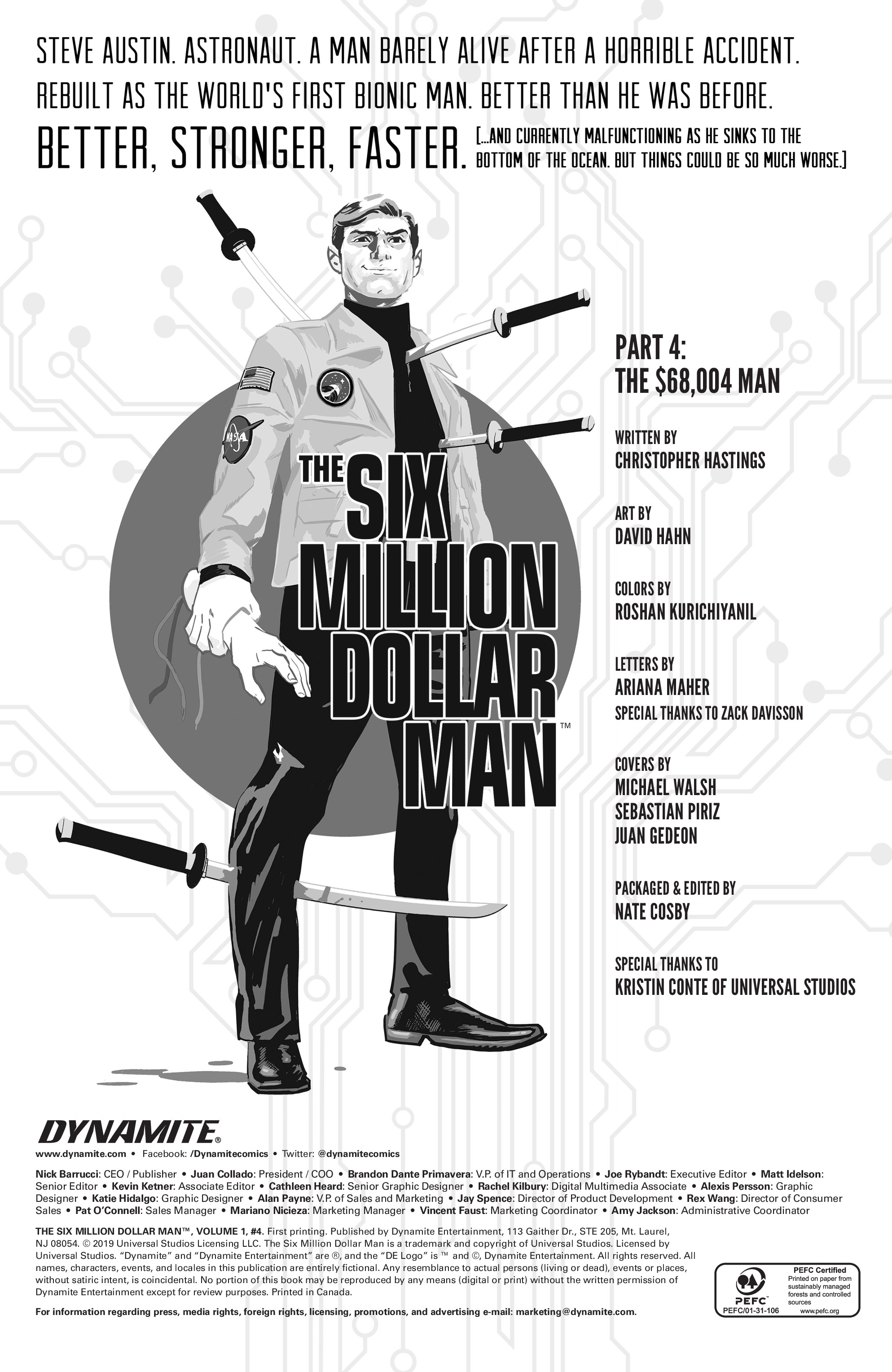 Read online The Six Million Dollar Man comic -  Issue #4 - 4