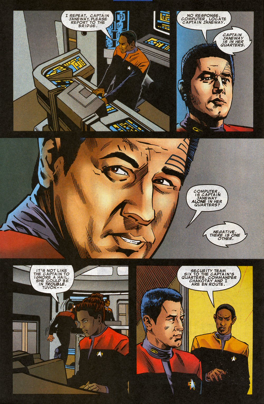 Read online Star Trek: Voyager comic -  Issue #14 - 12