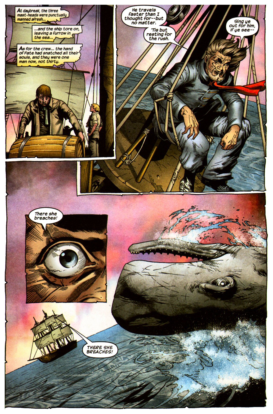 Read online Marvel Illustrated: Moby Dick comic -  Issue # TPB - 108