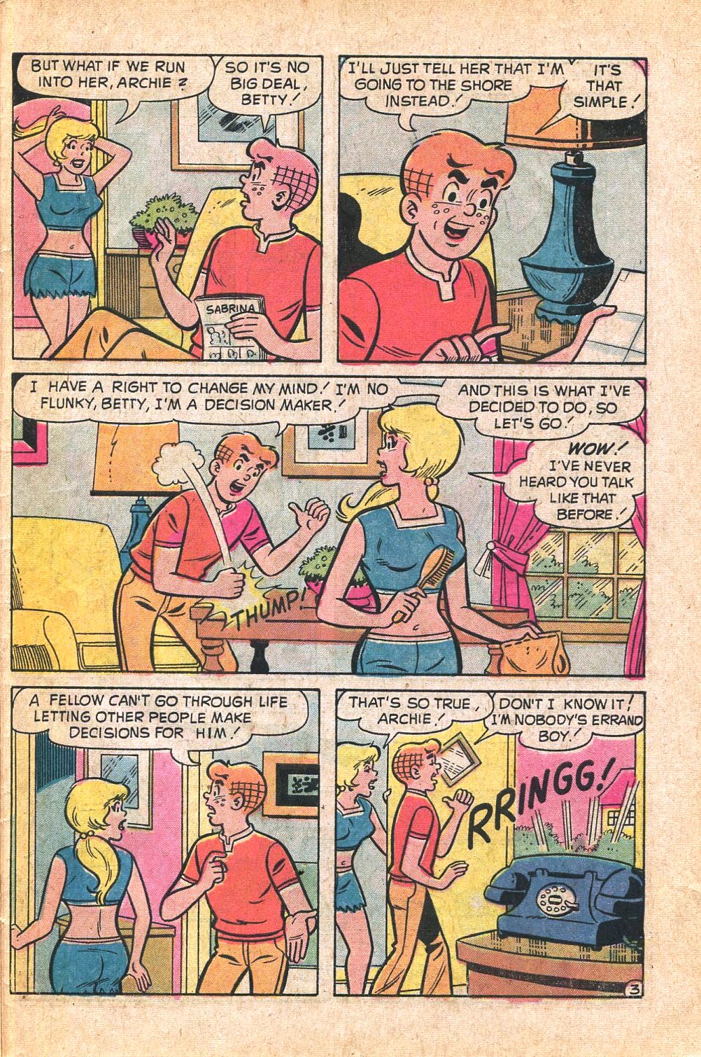 Read online Archie's TV Laugh-Out comic -  Issue #27 - 31