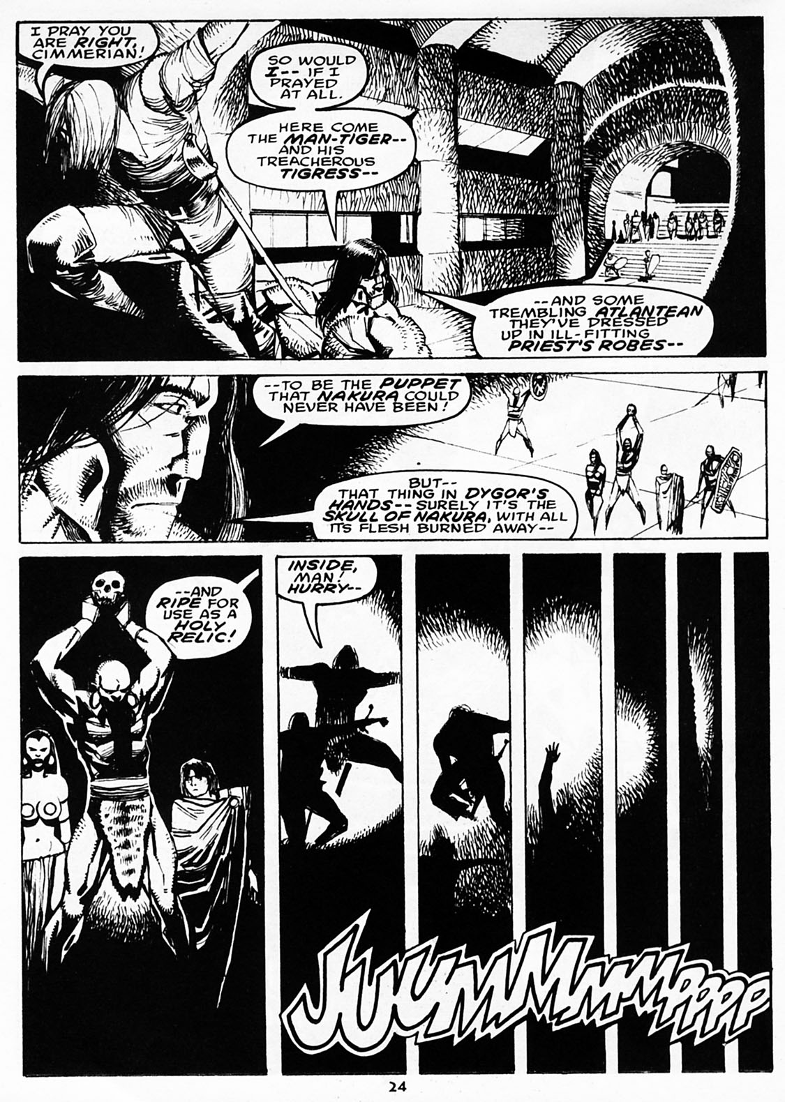 Read online The Savage Sword Of Conan comic -  Issue #220 - 25