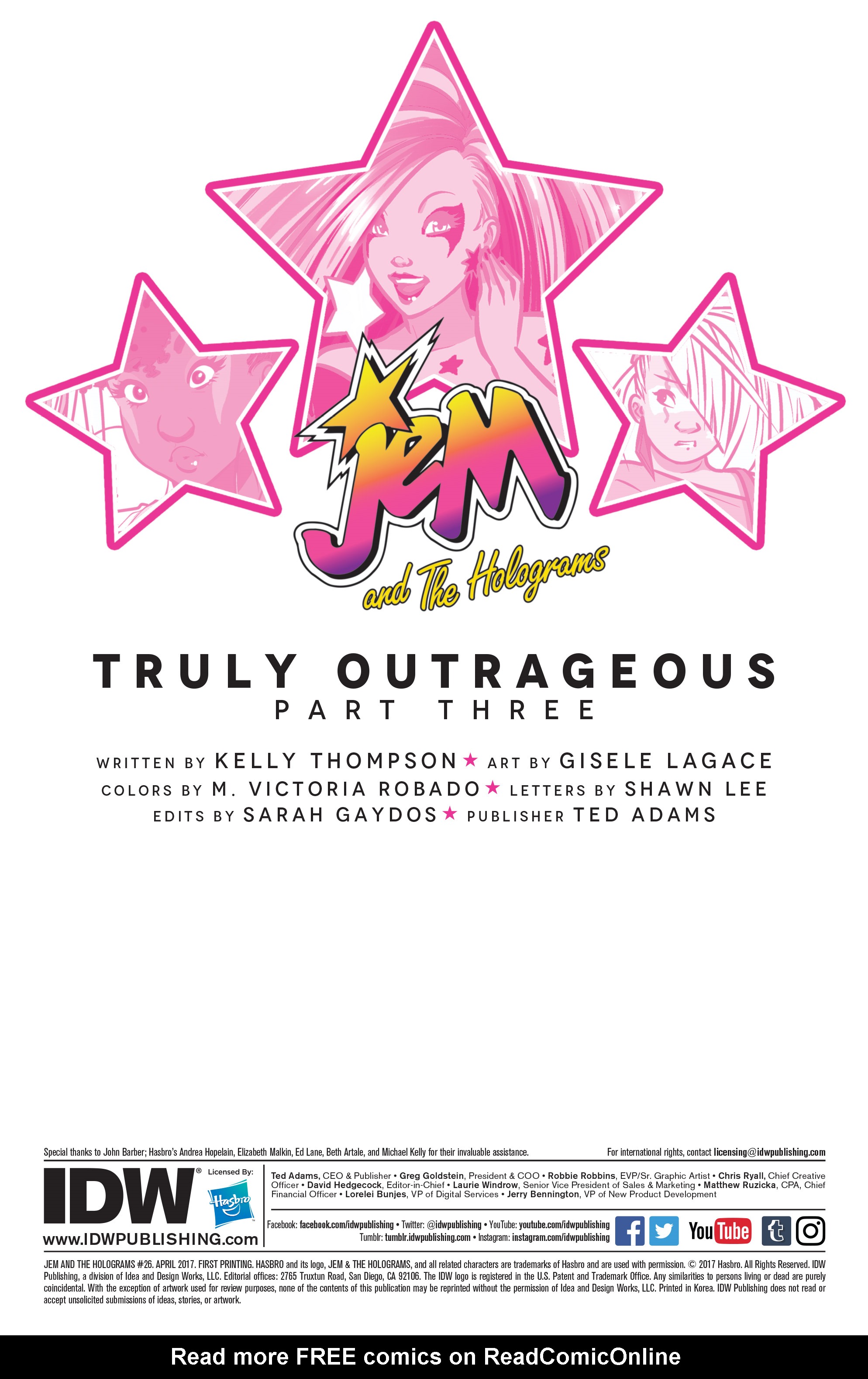 Read online Jem and The Holograms comic -  Issue #26 - 2