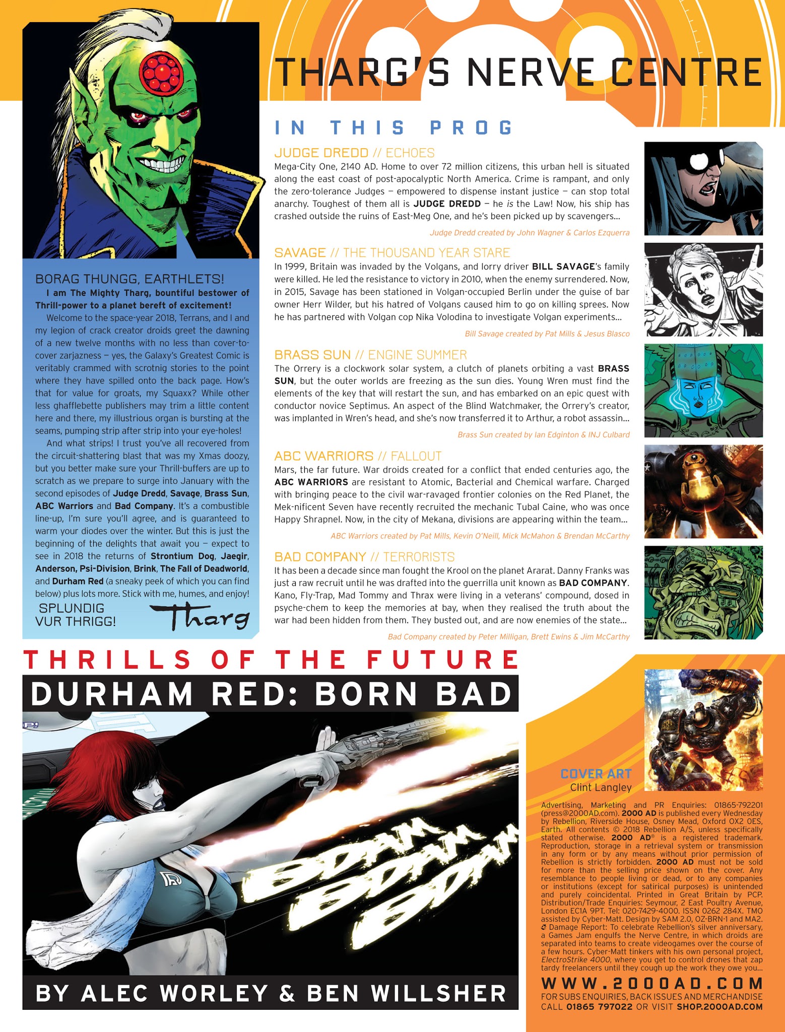 Read online 2000 AD comic -  Issue #2062 - 2
