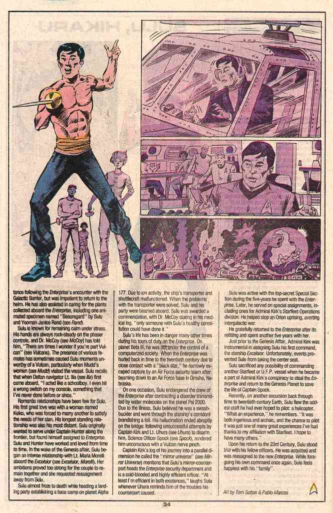 Read online Who's Who in Star Trek comic -  Issue #2 - 36
