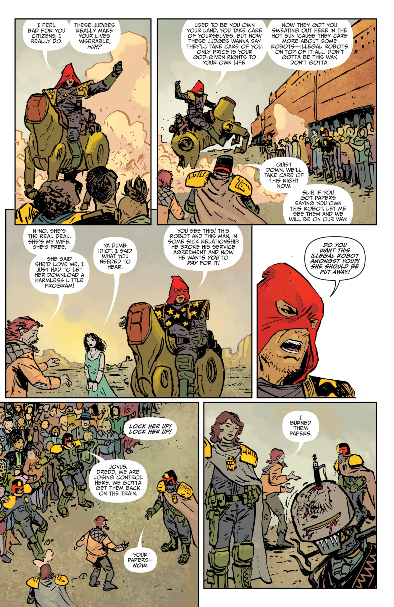 Read online Judge Dredd: The Blessed Earth comic -  Issue #3 - 16