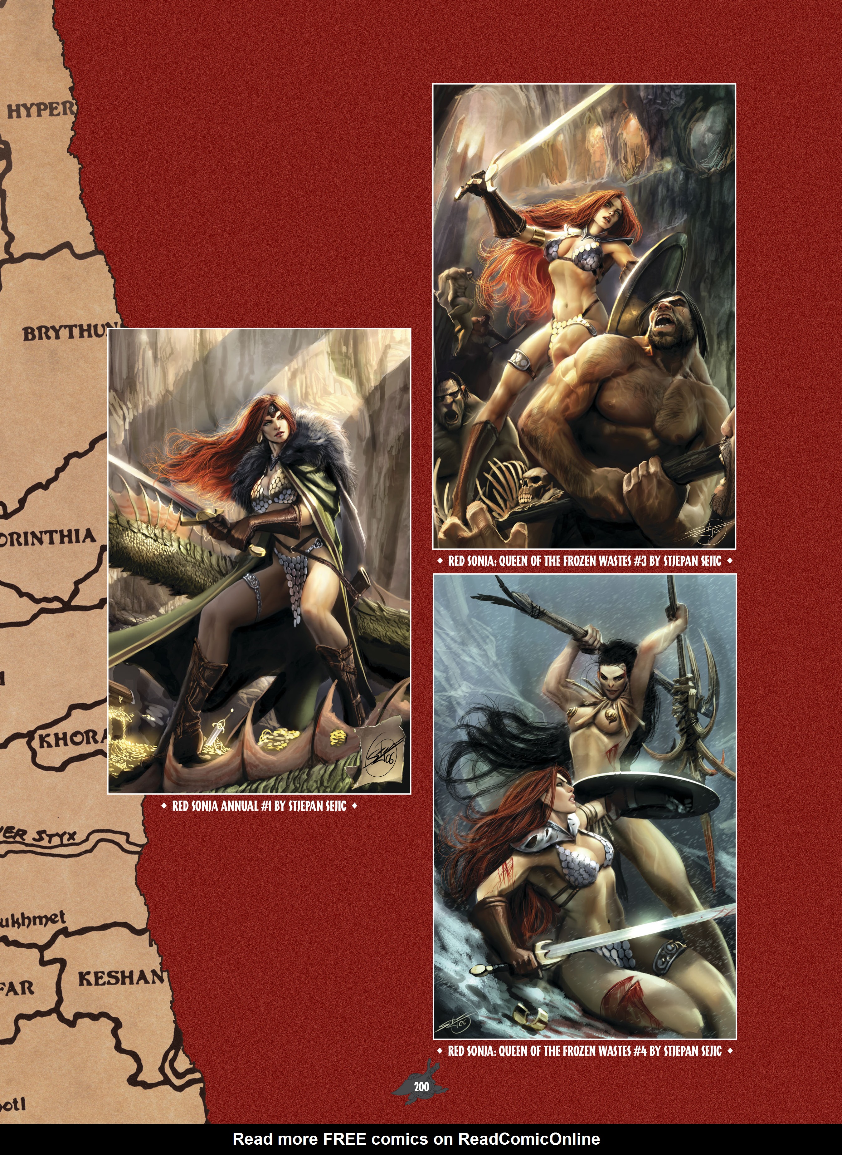 Read online The Art of Red Sonja comic -  Issue # TPB 1 (Part 2) - 92