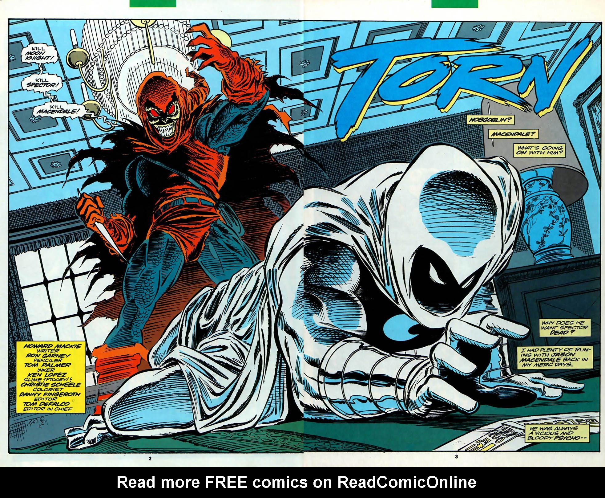 Read online Marc Spector: Moon Knight comic -  Issue #33 - 3