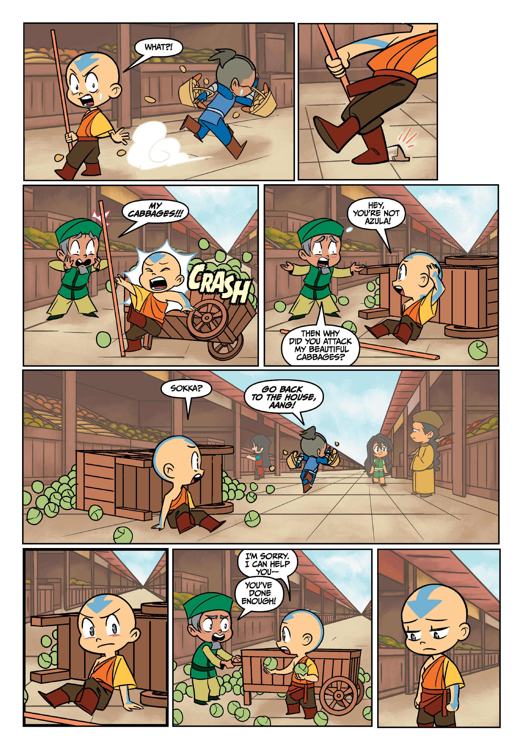 Read online Avatar: The Last Airbender Chibis - Aang's Unfreezing Day comic -  Issue # Full - 24