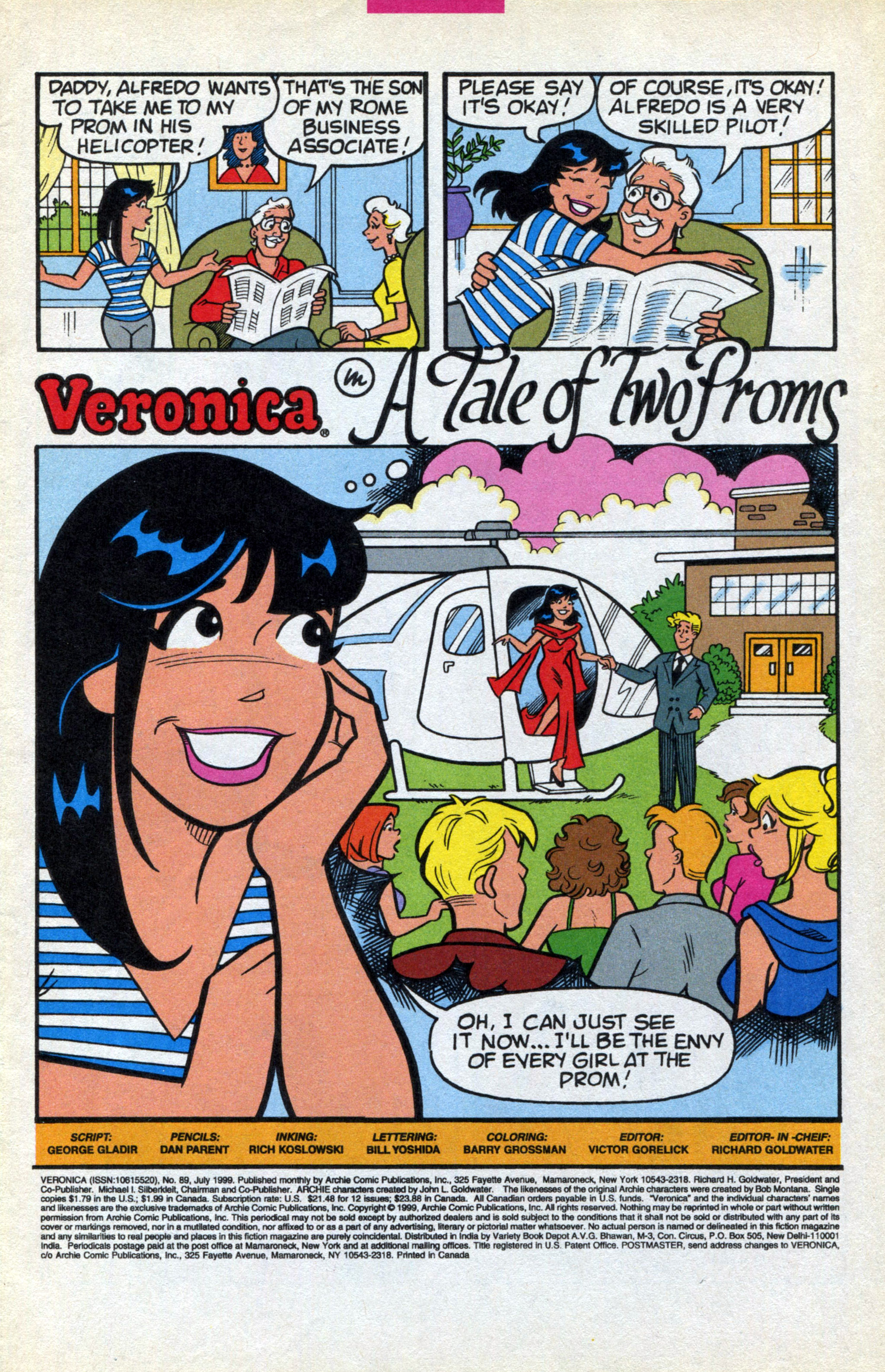 Read online Veronica comic -  Issue #89 - 3
