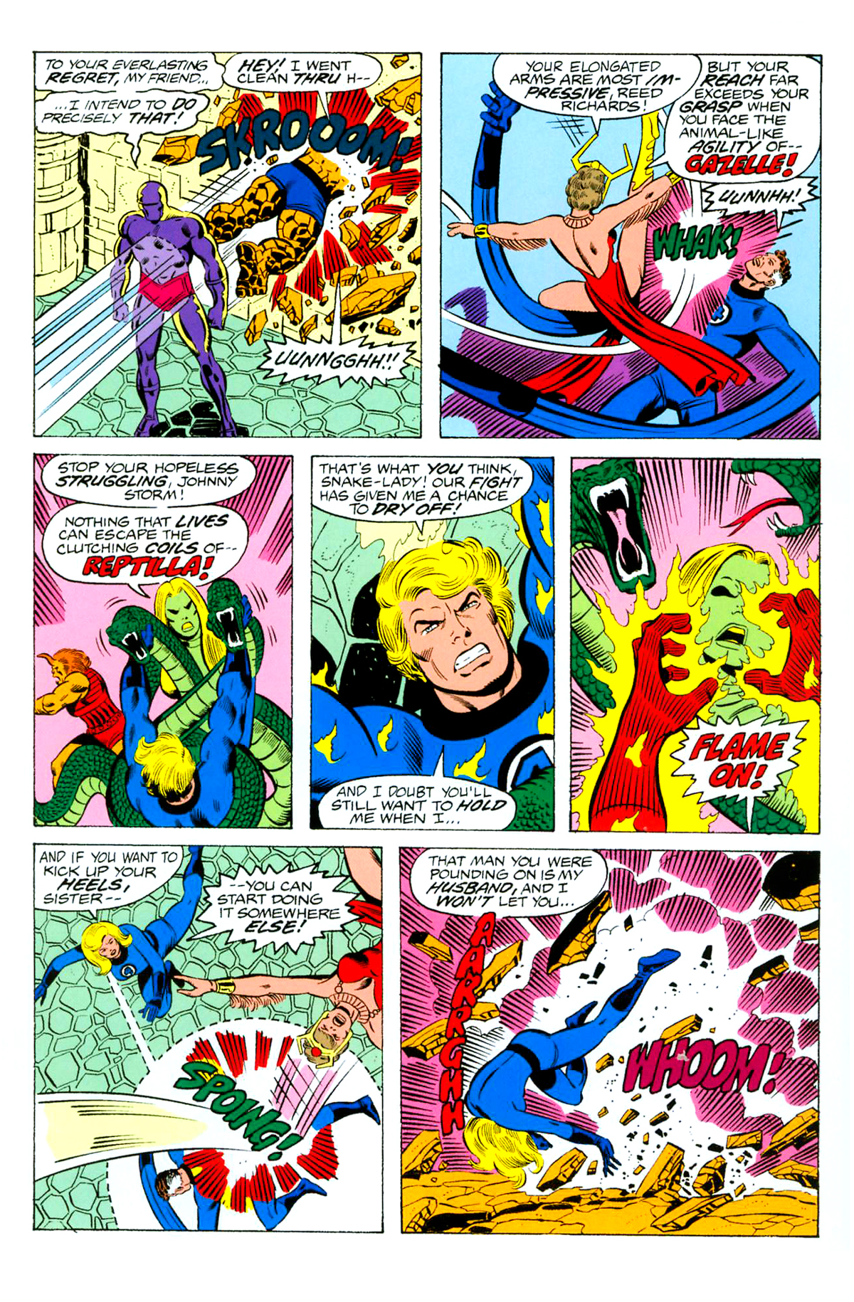 Read online Fantastic Four Visionaries: George Perez comic -  Issue # TPB 1 (Part 2) - 91