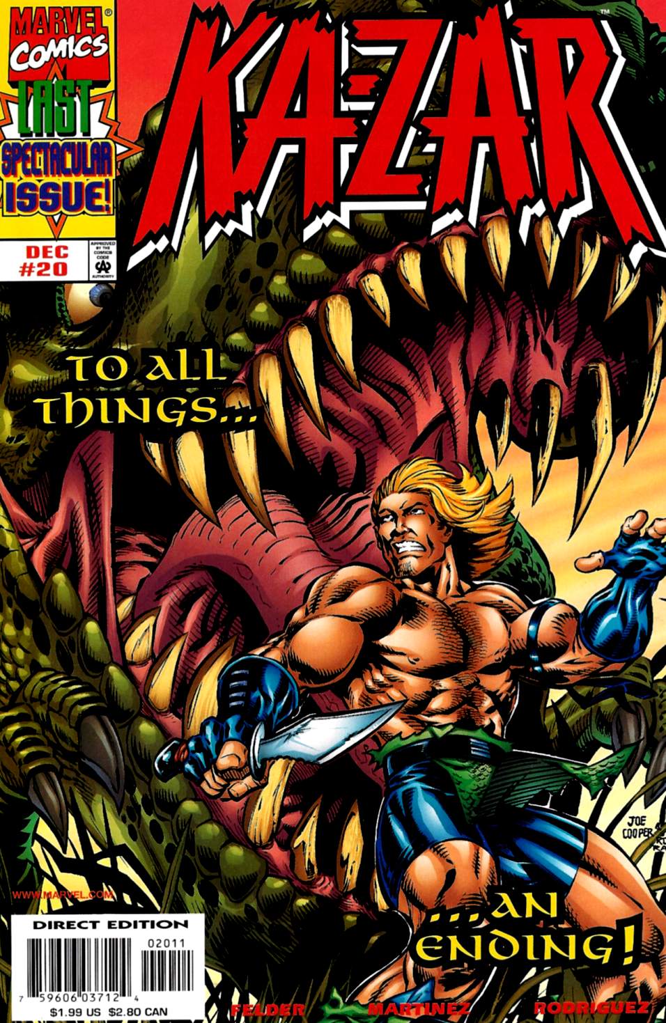 Read online Ka-Zar (1997) comic -  Issue #20 - 1