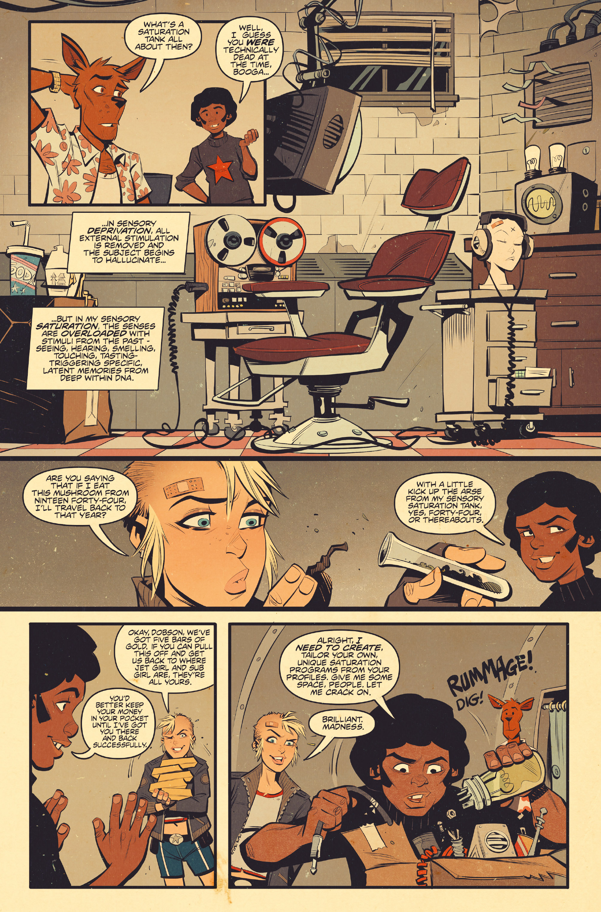 Read online Tank Girl: Gold comic -  Issue #4 - 17