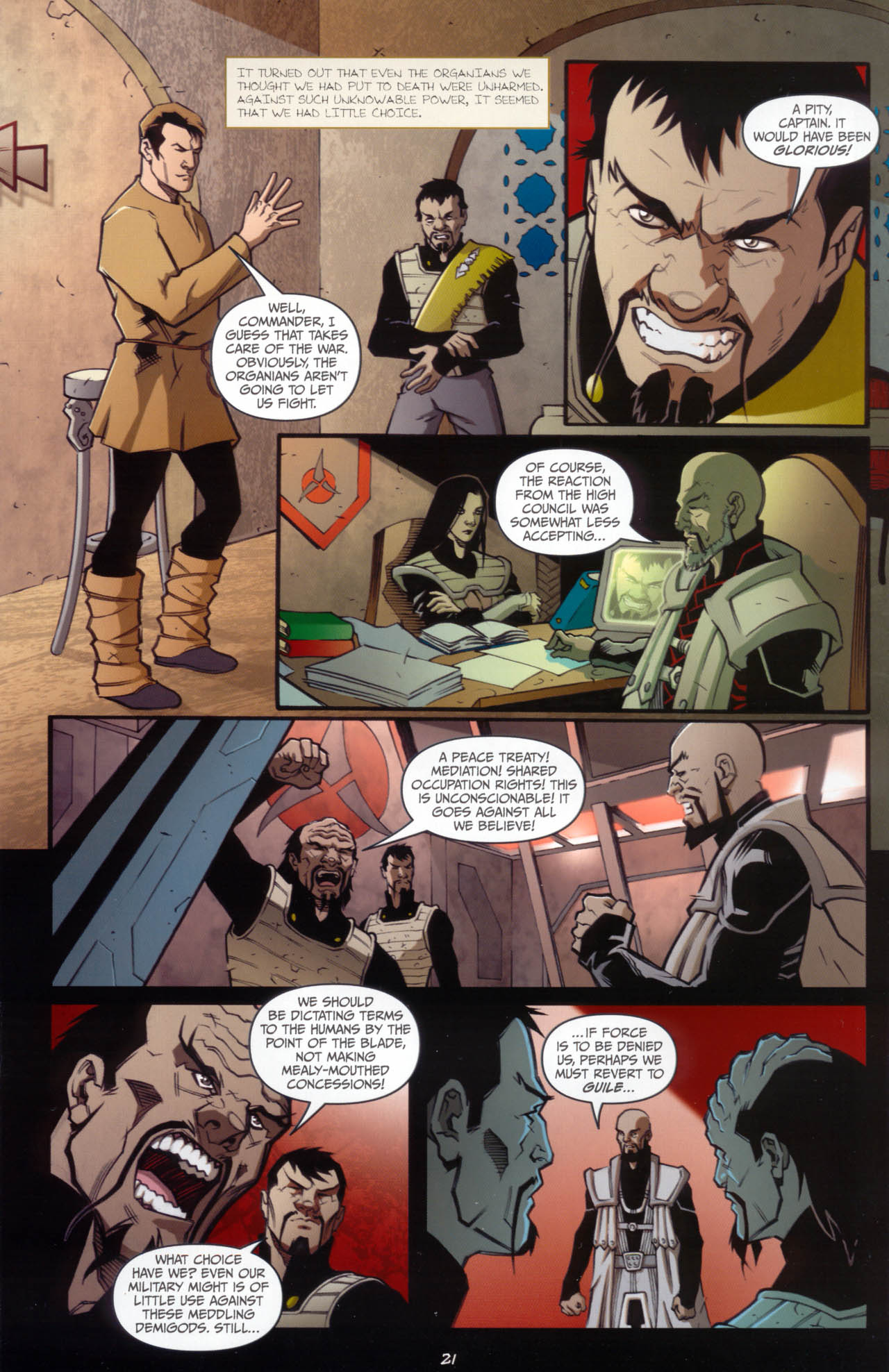 Read online Star Trek: Klingons: Blood Will Tell comic -  Issue #1 - 23