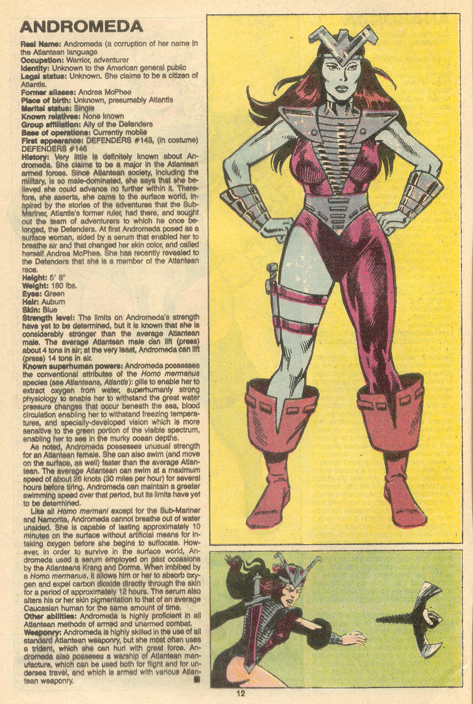 Read online The Official Handbook of the Marvel Universe Deluxe Edition comic -  Issue #1 - 14