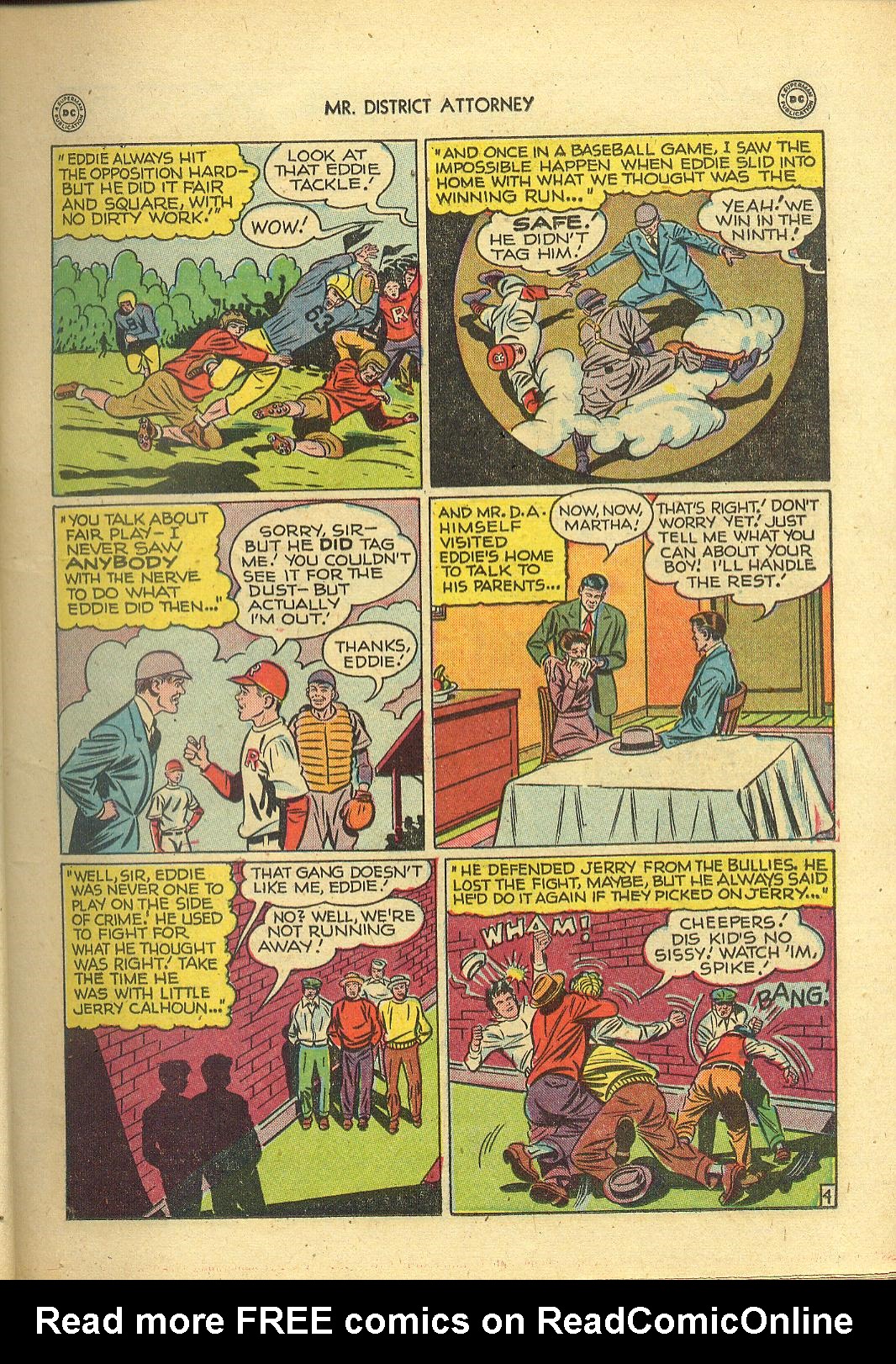 Read online Mr. District Attorney comic -  Issue #4 - 15