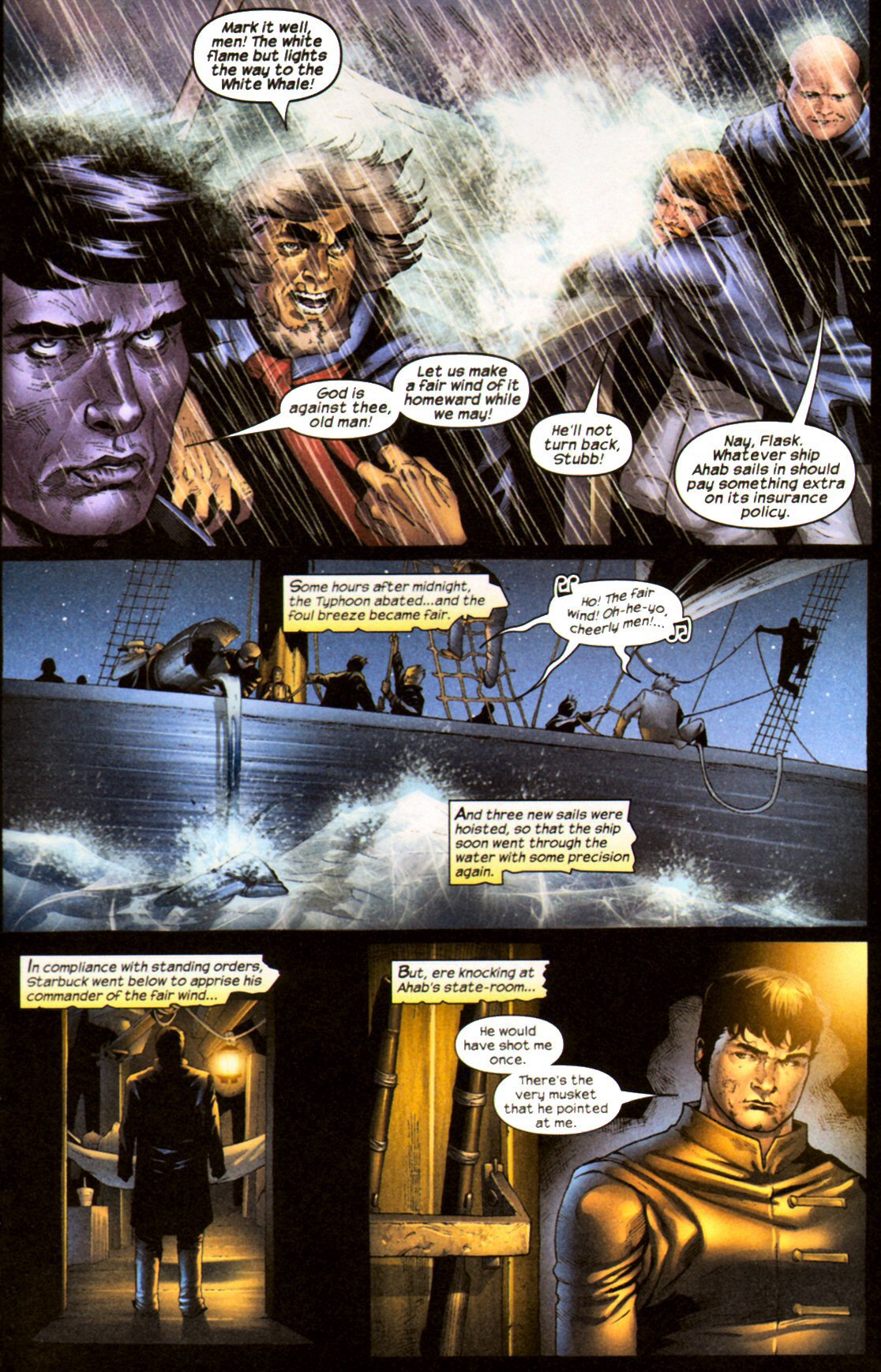 Read online Marvel Illustrated: Moby Dick comic -  Issue # TPB - 87