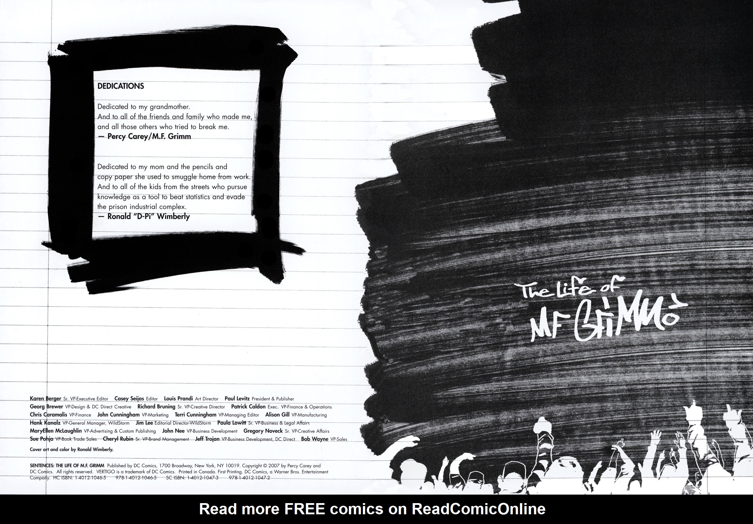 Read online Sentences: The Life of M.F. Grimm comic -  Issue # TPB - 4