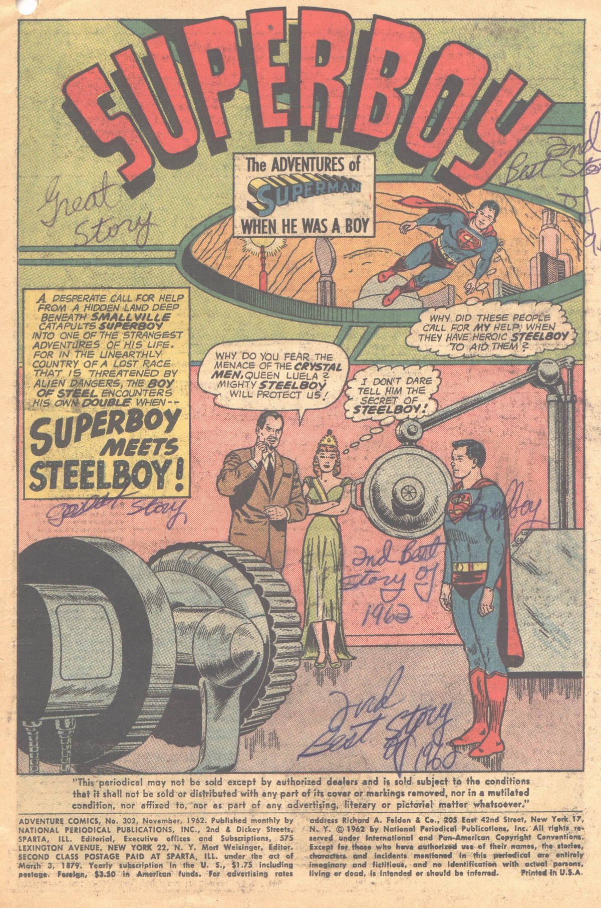 Read online Adventure Comics (1938) comic -  Issue #302 - 4