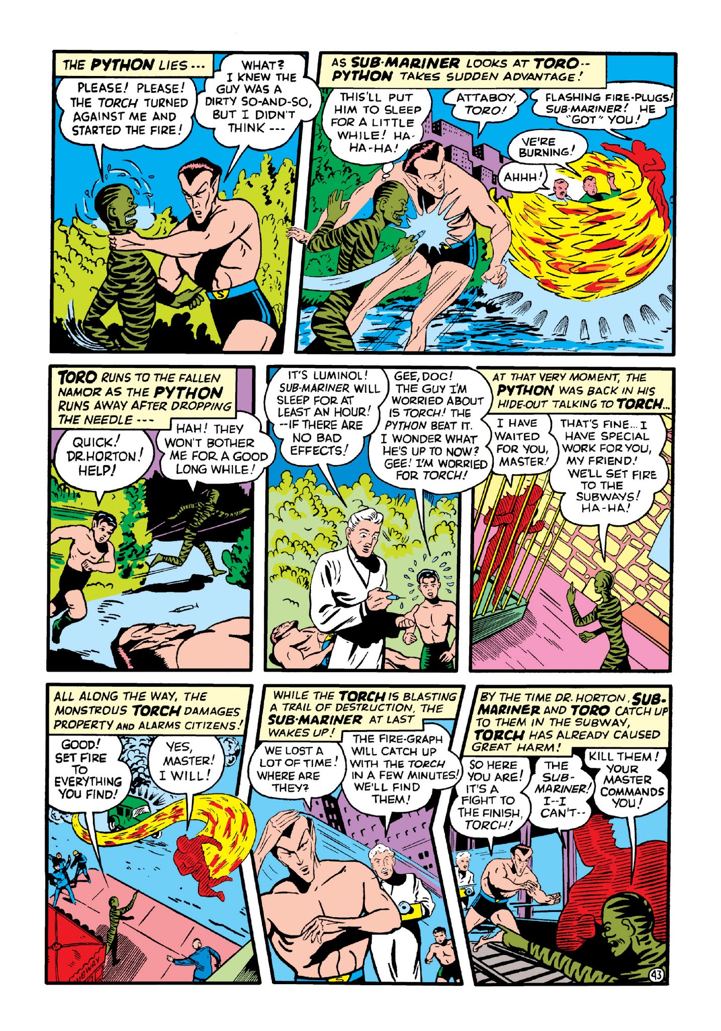 Read online Marvel Masterworks: Golden Age Human Torch comic -  Issue # TPB 2 (Part 3) - 50