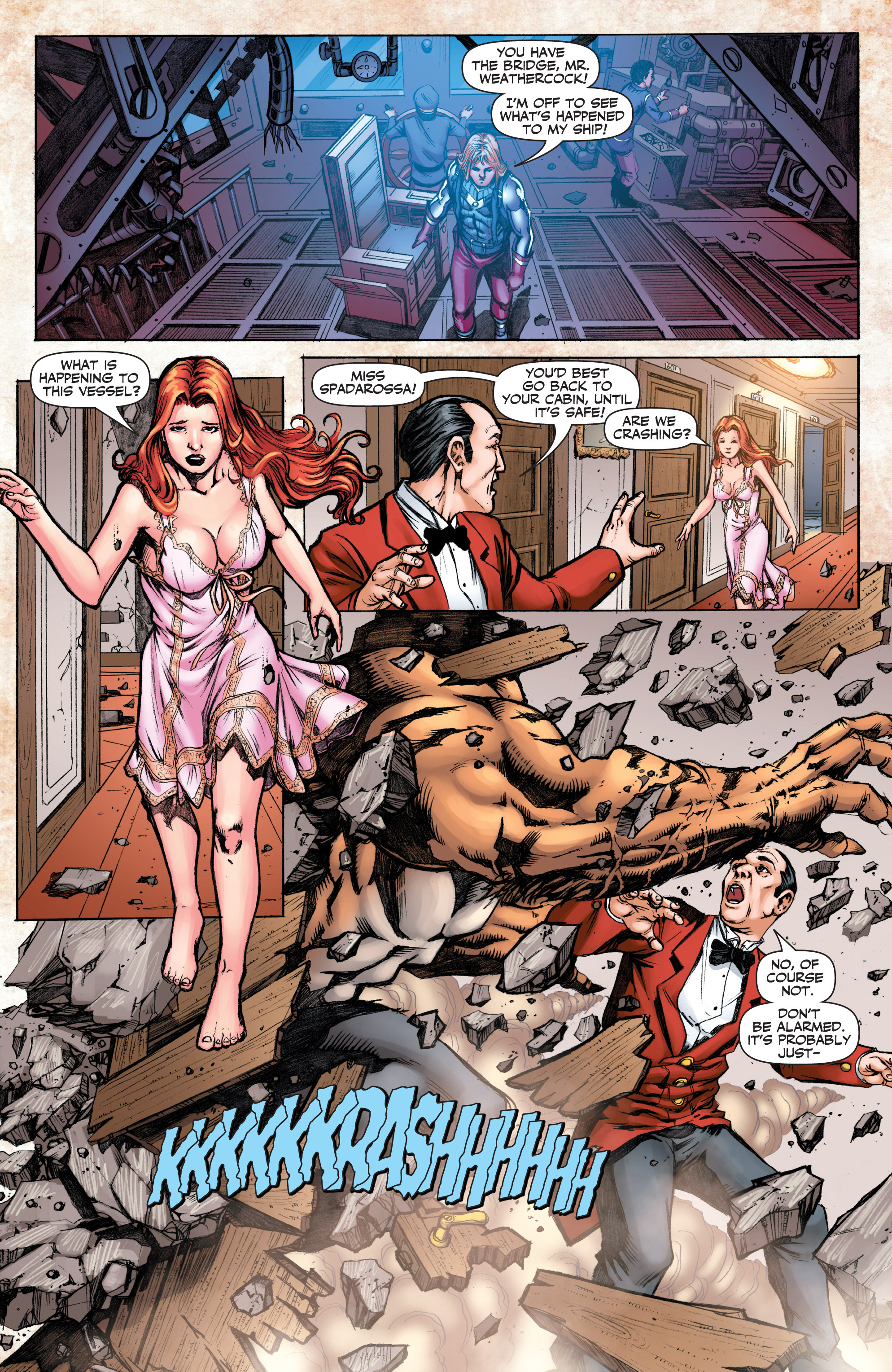Read online Legenderry: A Steampunk Adventure comic -  Issue #3 - 13