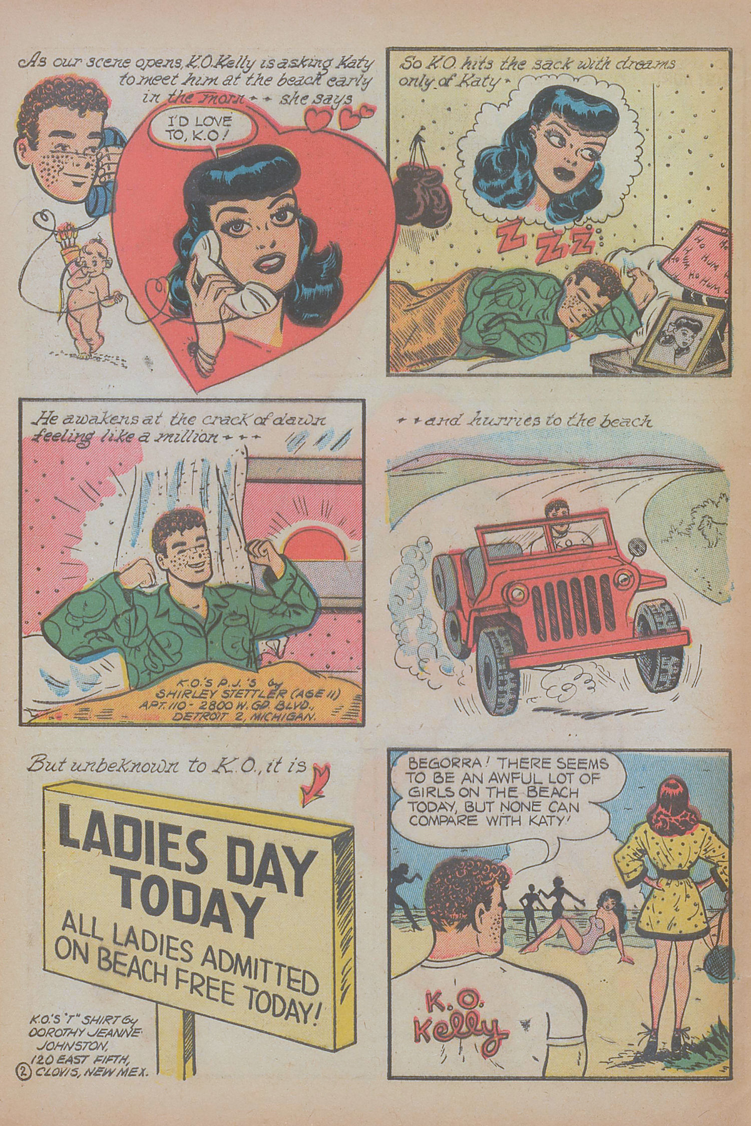Read online Katy Keene (1949) comic -  Issue #6 - 4