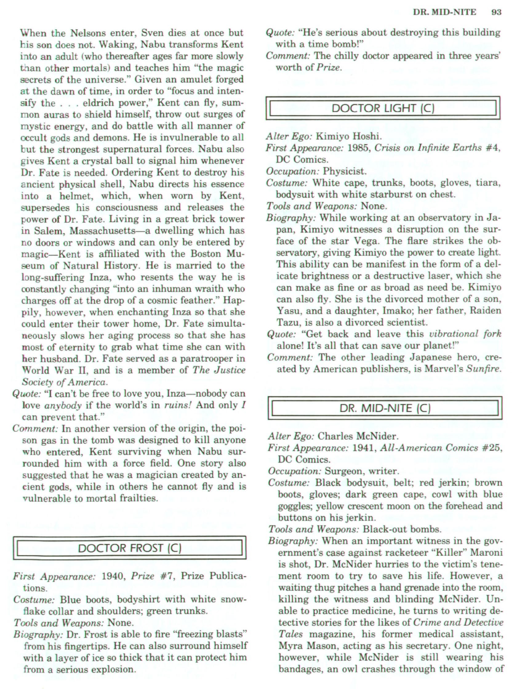 Read online The Encyclopedia of Superheroes comic -  Issue # TPB (Part 2) - 12