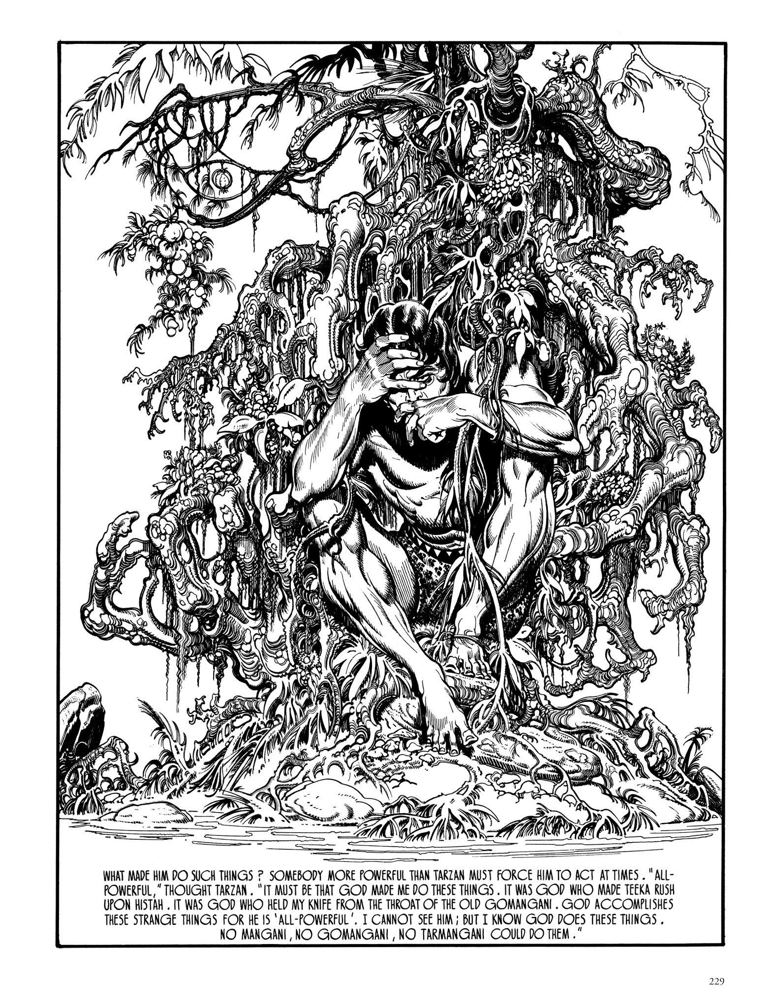 Read online Edgar Rice Burroughs' Tarzan: Burne Hogarth's Lord of the Jungle comic -  Issue # TPB - 228
