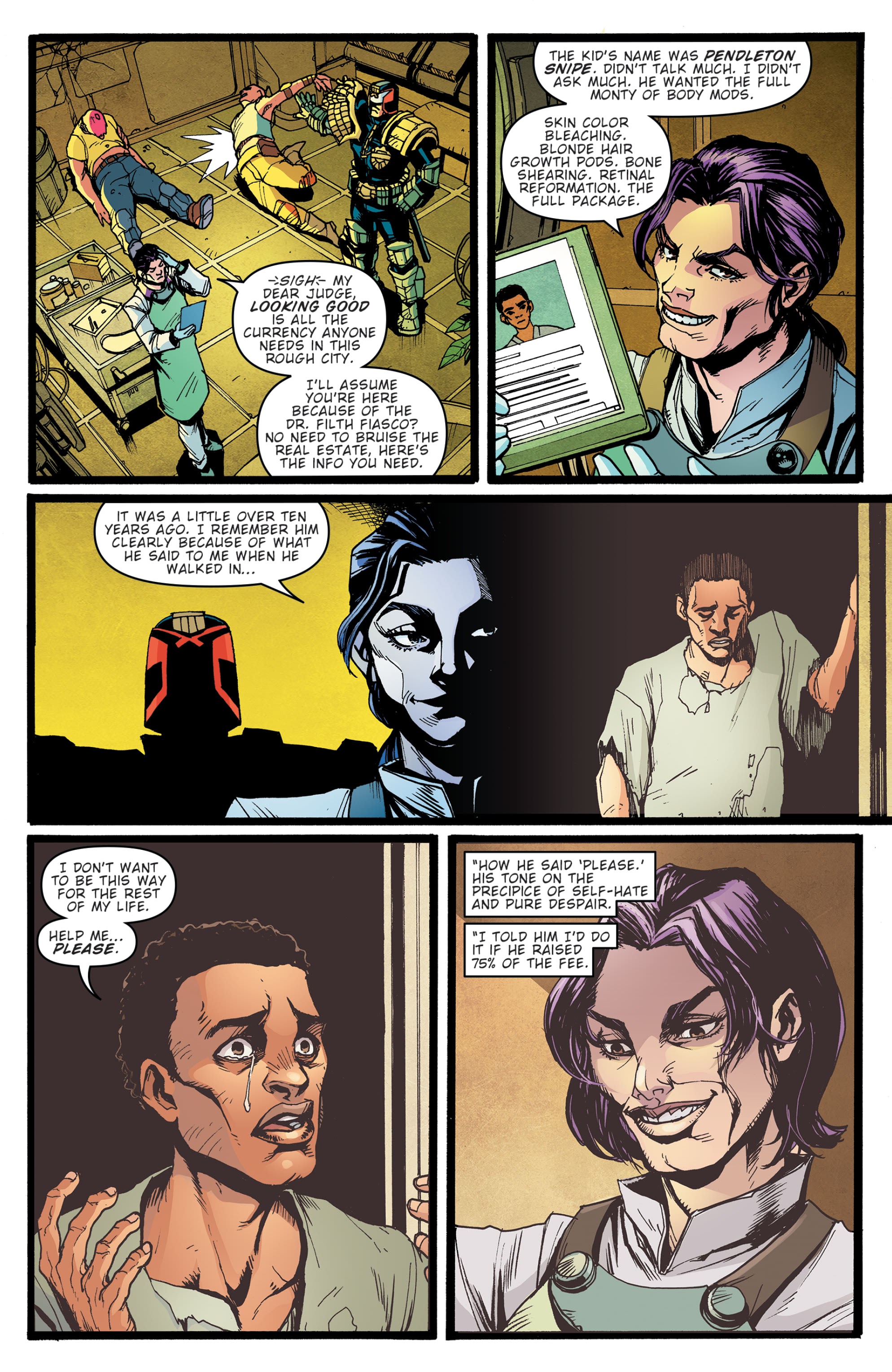 Read online Judge Dredd: False Witness comic -  Issue #3 - 8