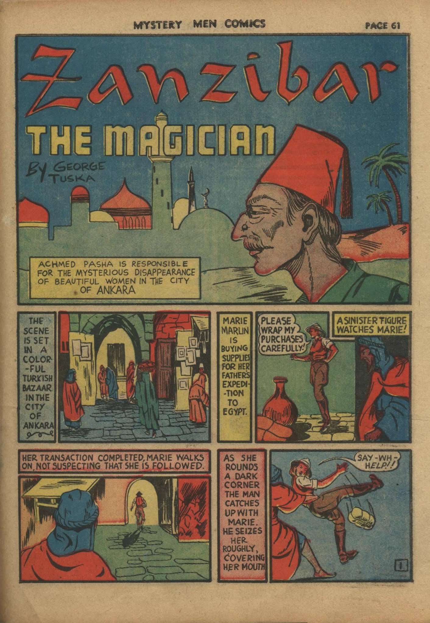 Read online Mystery Men Comics comic -  Issue #10 - 63