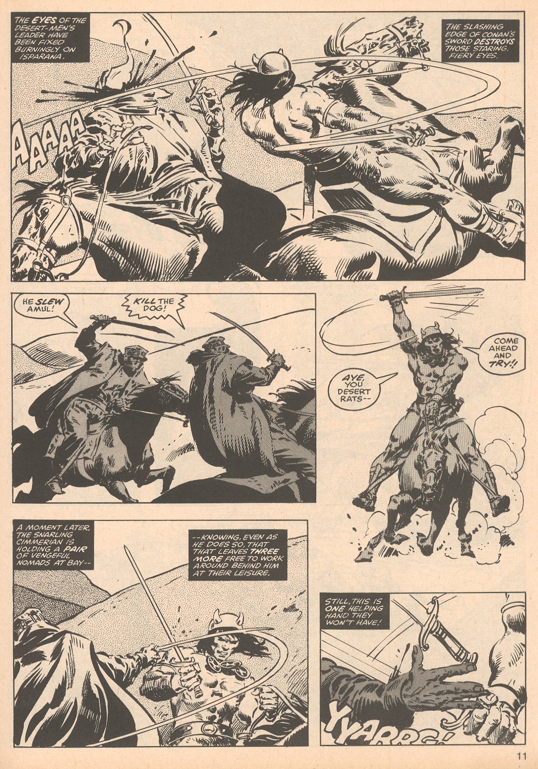 Read online The Savage Sword Of Conan comic -  Issue #57 - 11