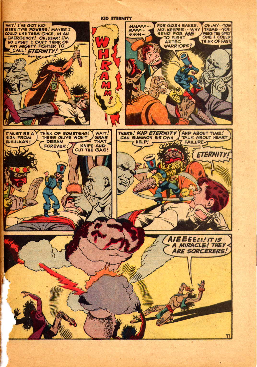 Read online Kid Eternity (1946) comic -  Issue #6 - 47