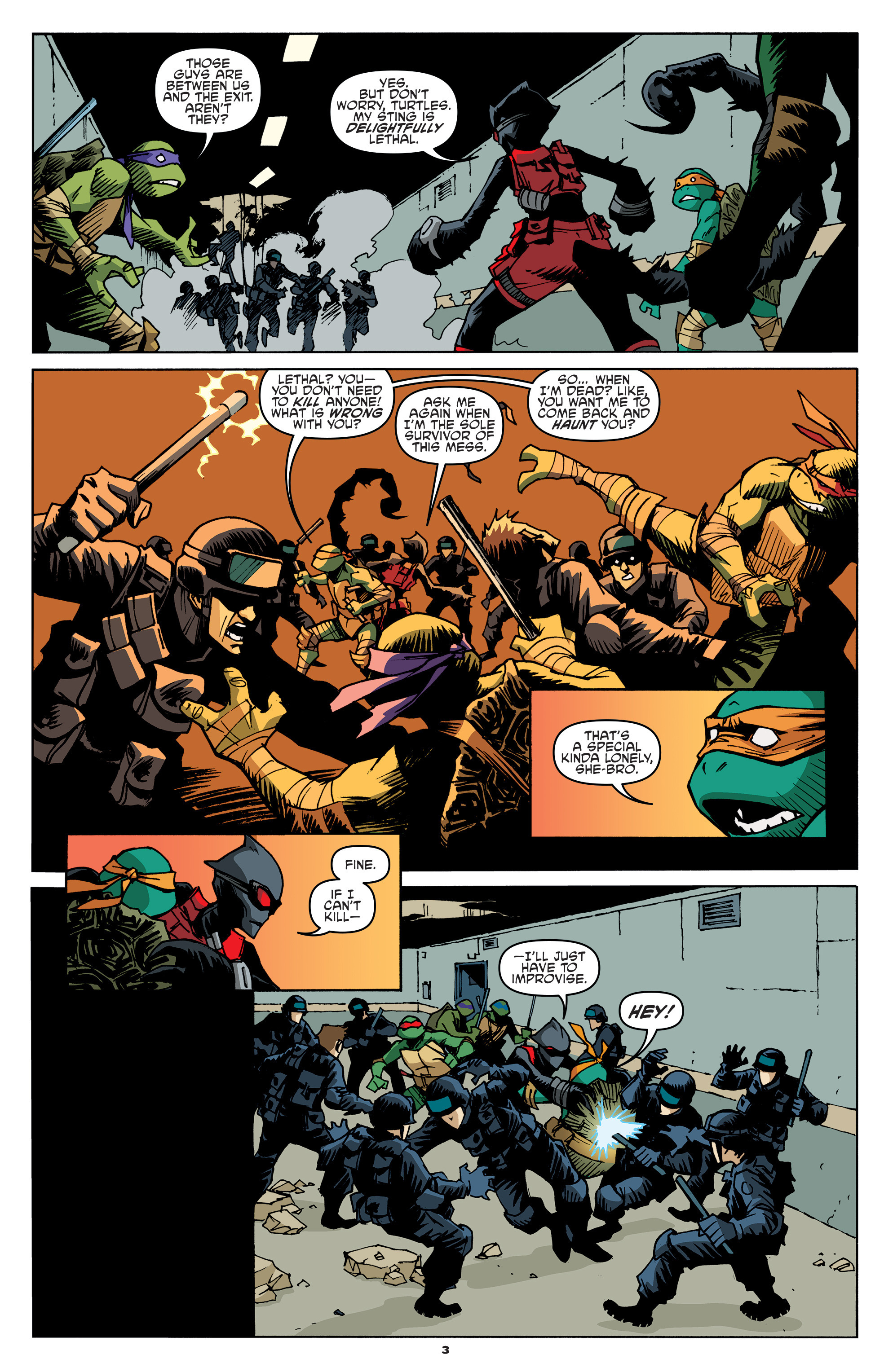 Read online Teenage Mutant Ninja Turtles Universe comic -  Issue #4 - 5