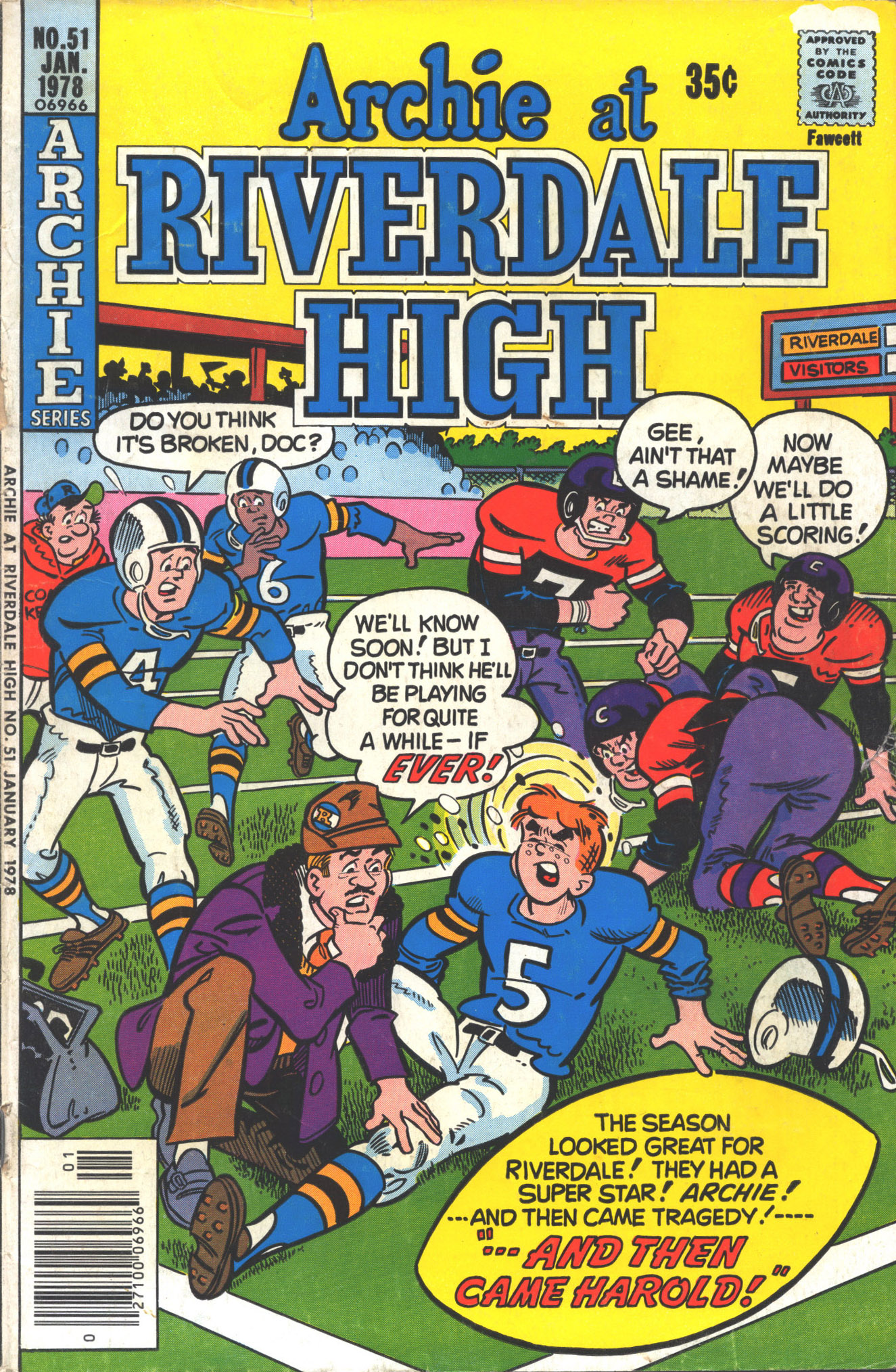 Read online Archie at Riverdale High (1972) comic -  Issue #51 - 1