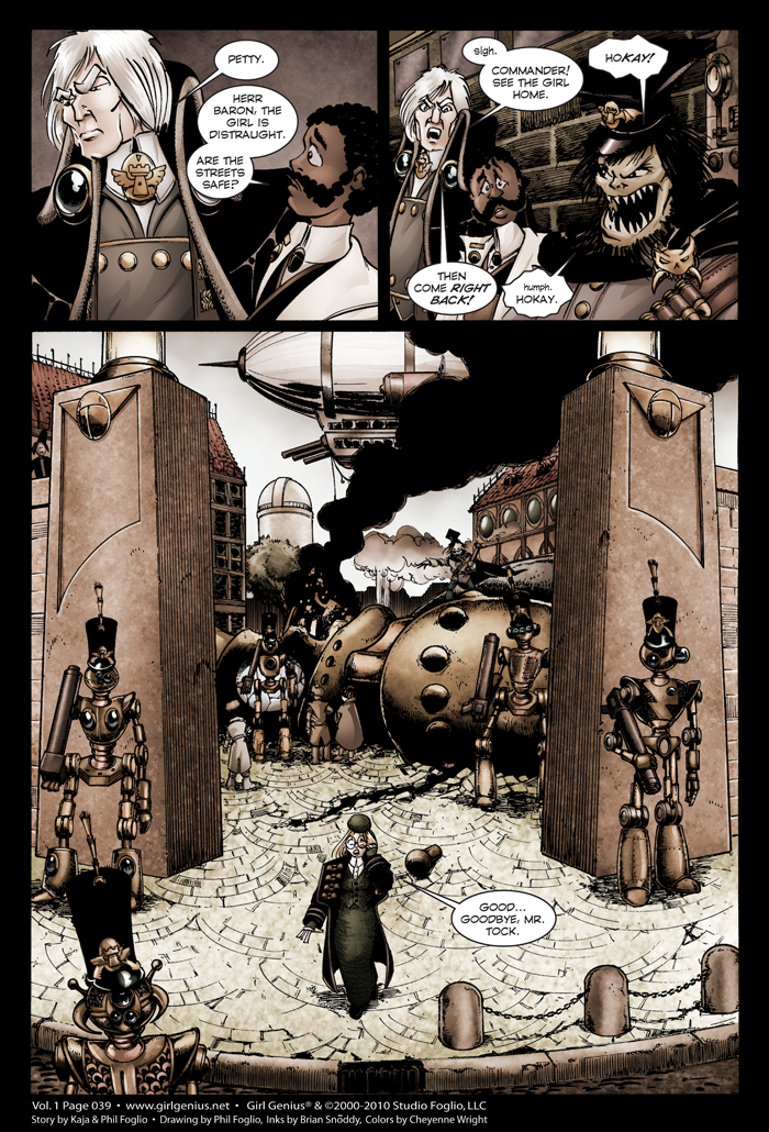 Read online Girl Genius (2002) comic -  Issue #1 - 39