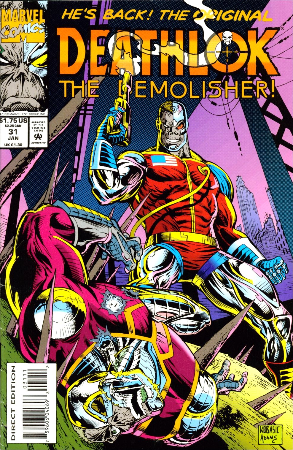 Read online Deathlok (1991) comic -  Issue #31 - 1