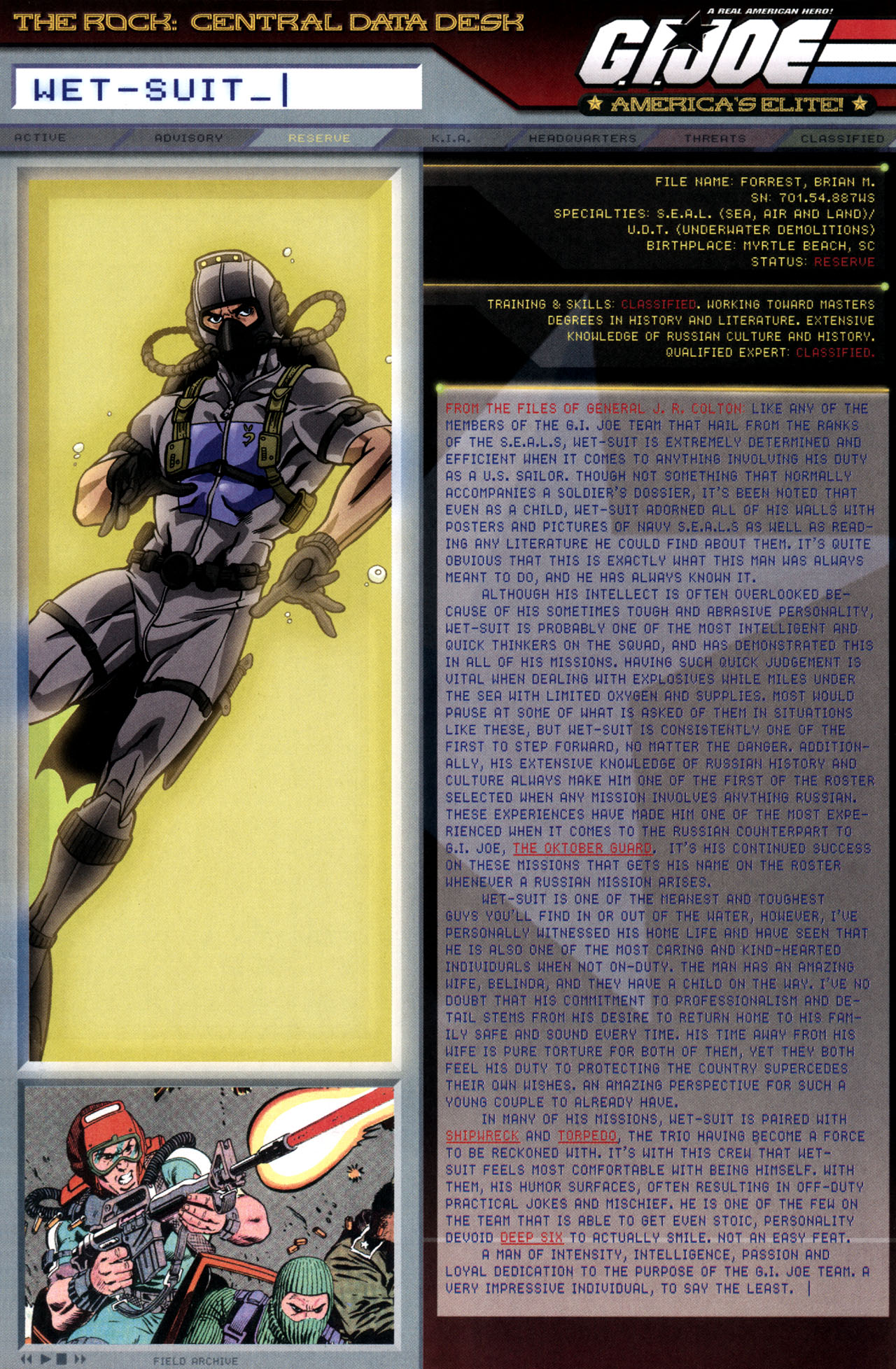 Read online G.I. Joe: Data Desk Handbook comic -  Issue #3 - 25