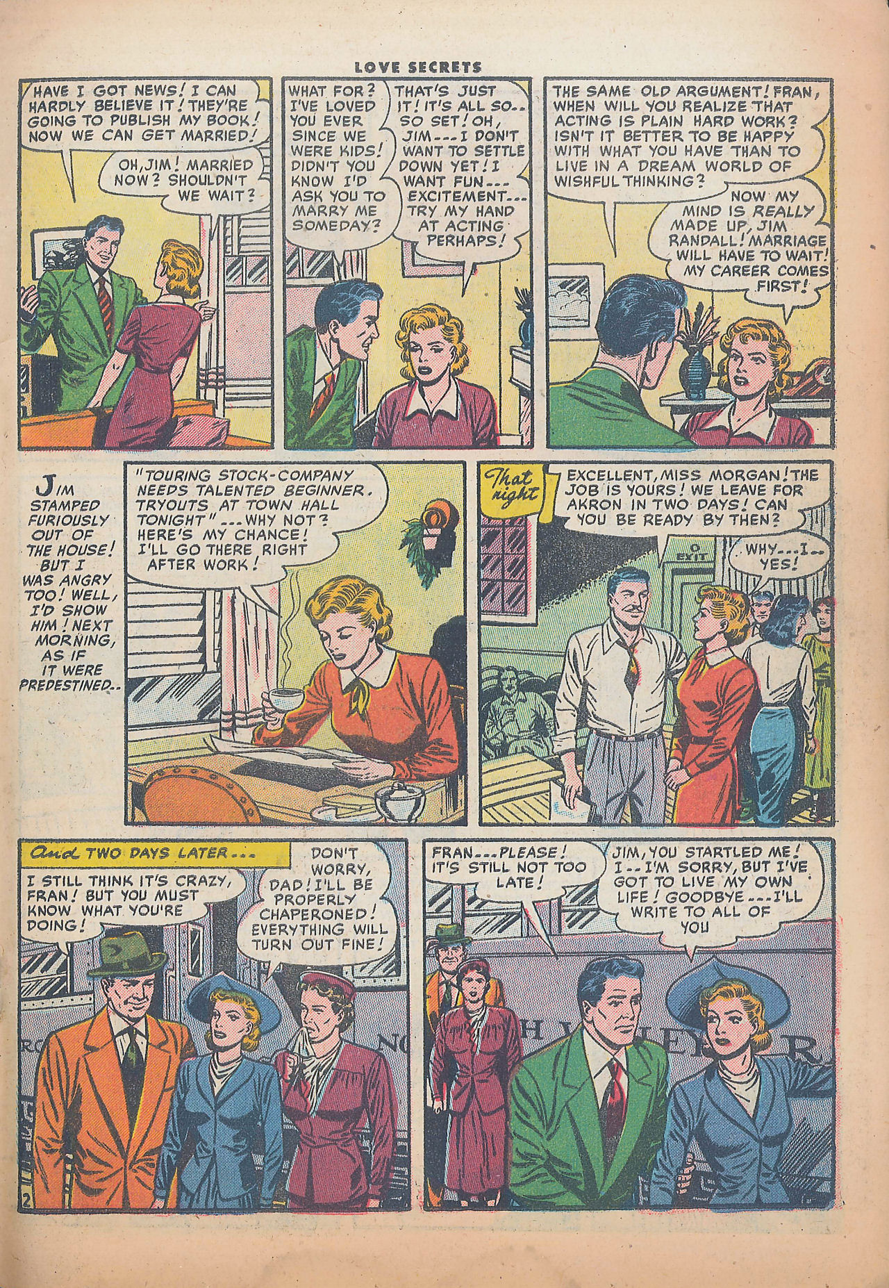 Read online Love Secrets (1953) comic -  Issue #49 - 19