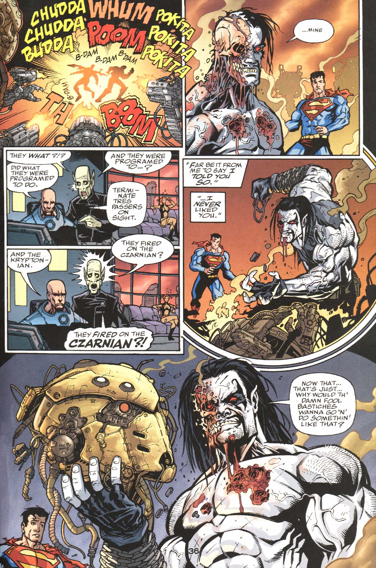 Read online DC First: Superman/Lobo comic -  Issue # Full - 37