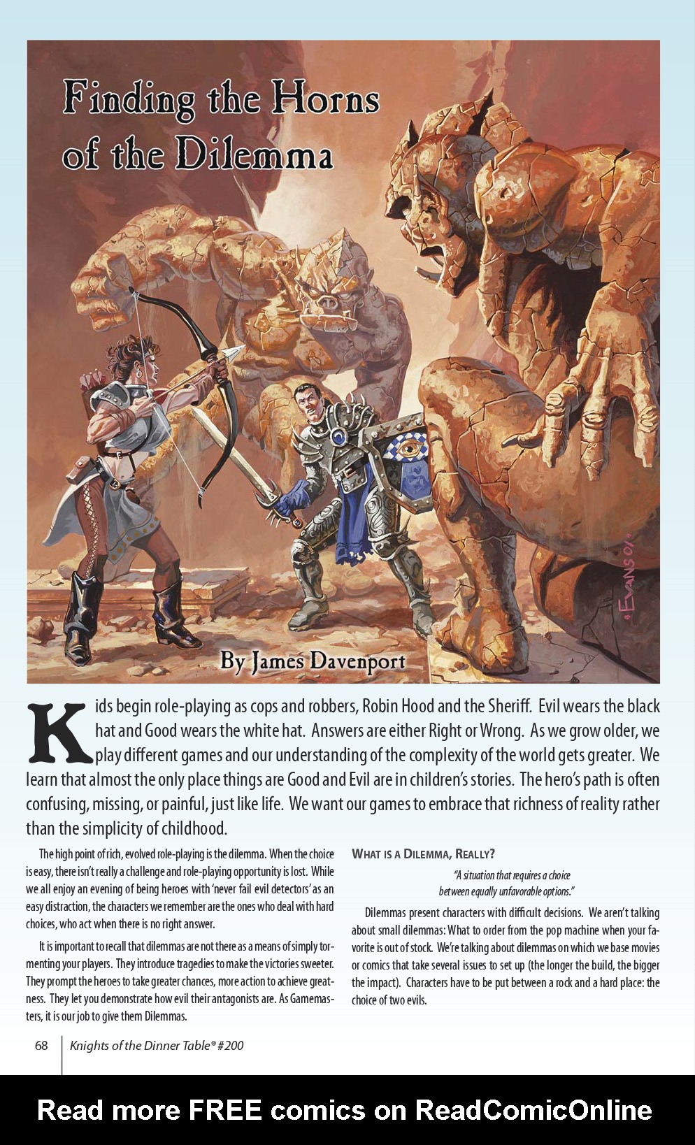 Read online Knights of the Dinner Table comic -  Issue #200 - 70