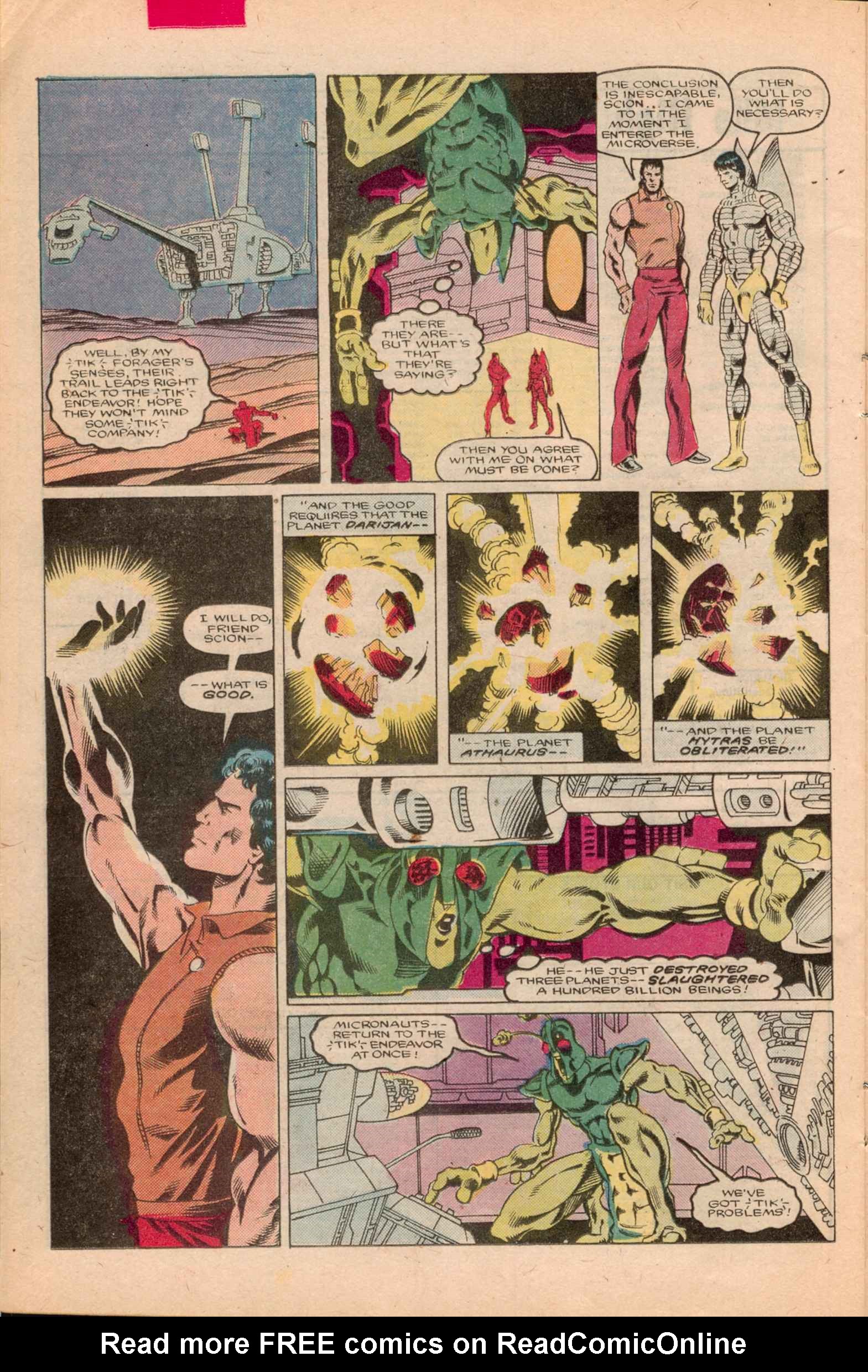 Read online Micronauts: The New Voyages comic -  Issue #16 - 18