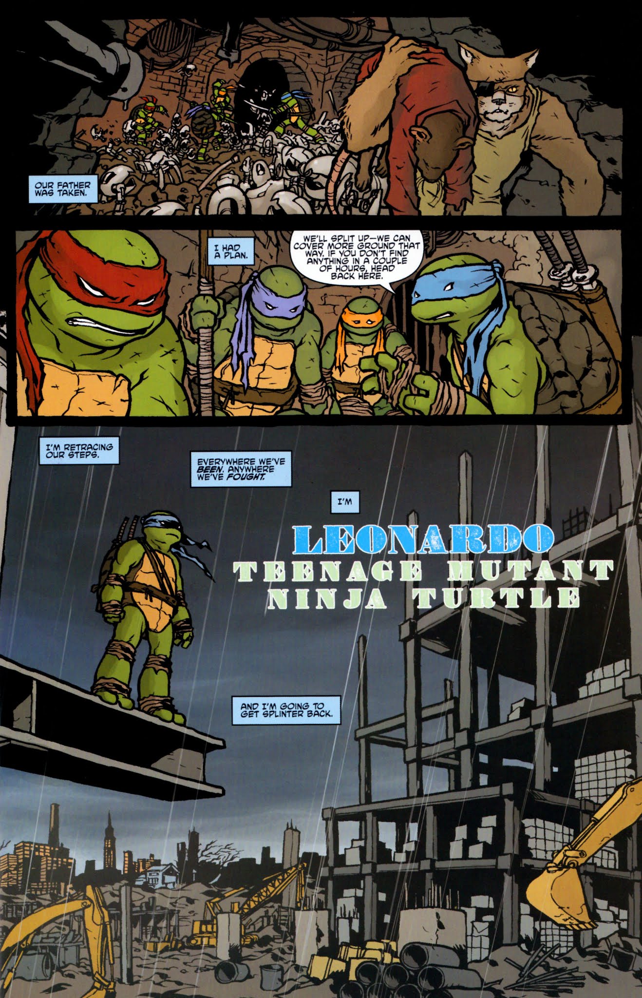 Read online Teenage Mutant Ninja Turtles Microseries: Leonardo comic -  Issue # Full - 3