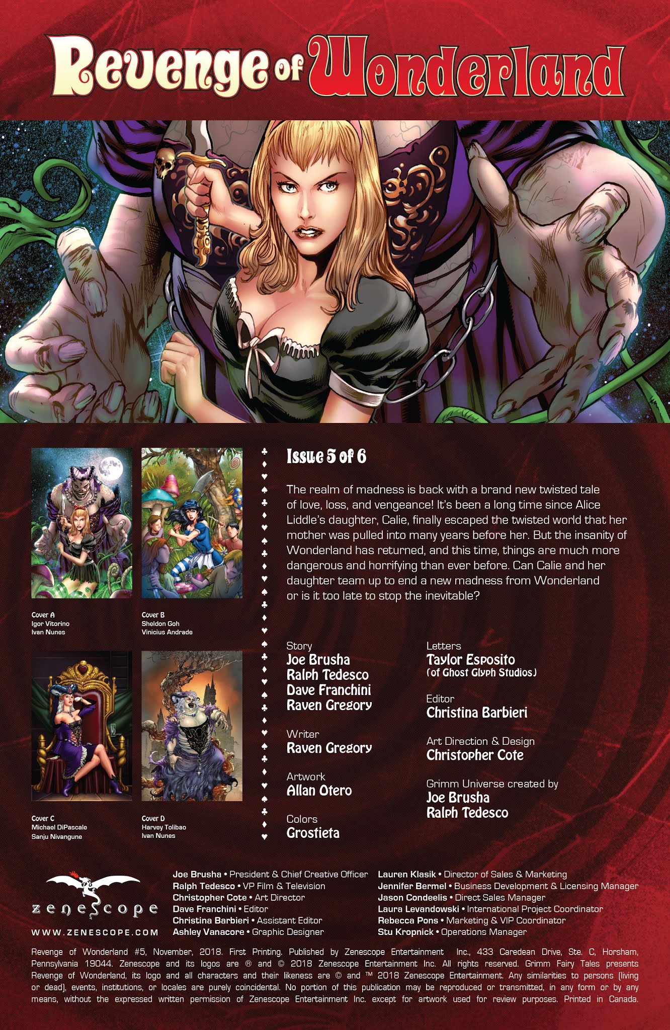 Read online Revenge of Wonderland comic -  Issue #5 - 2