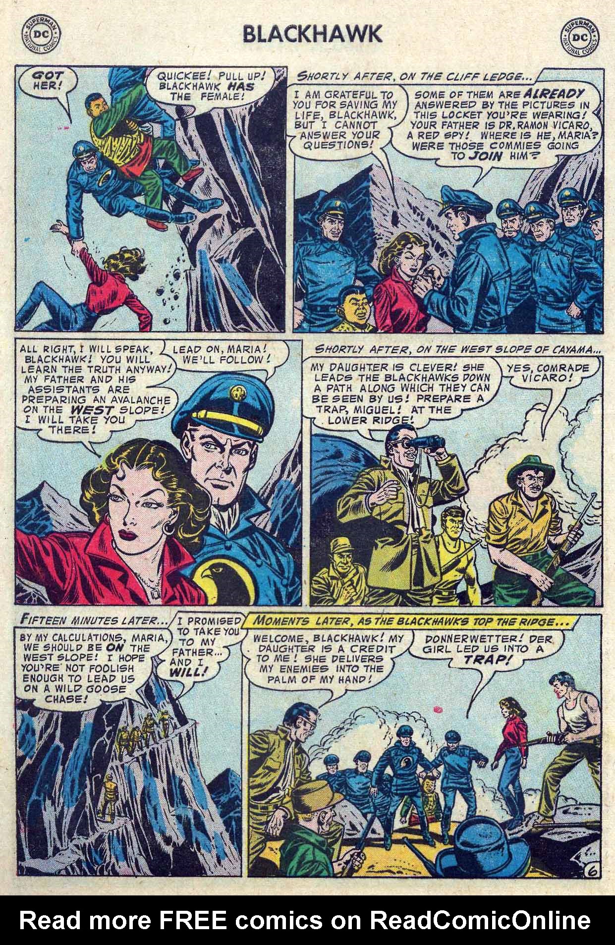 Read online Blackhawk (1957) comic -  Issue #109 - 8
