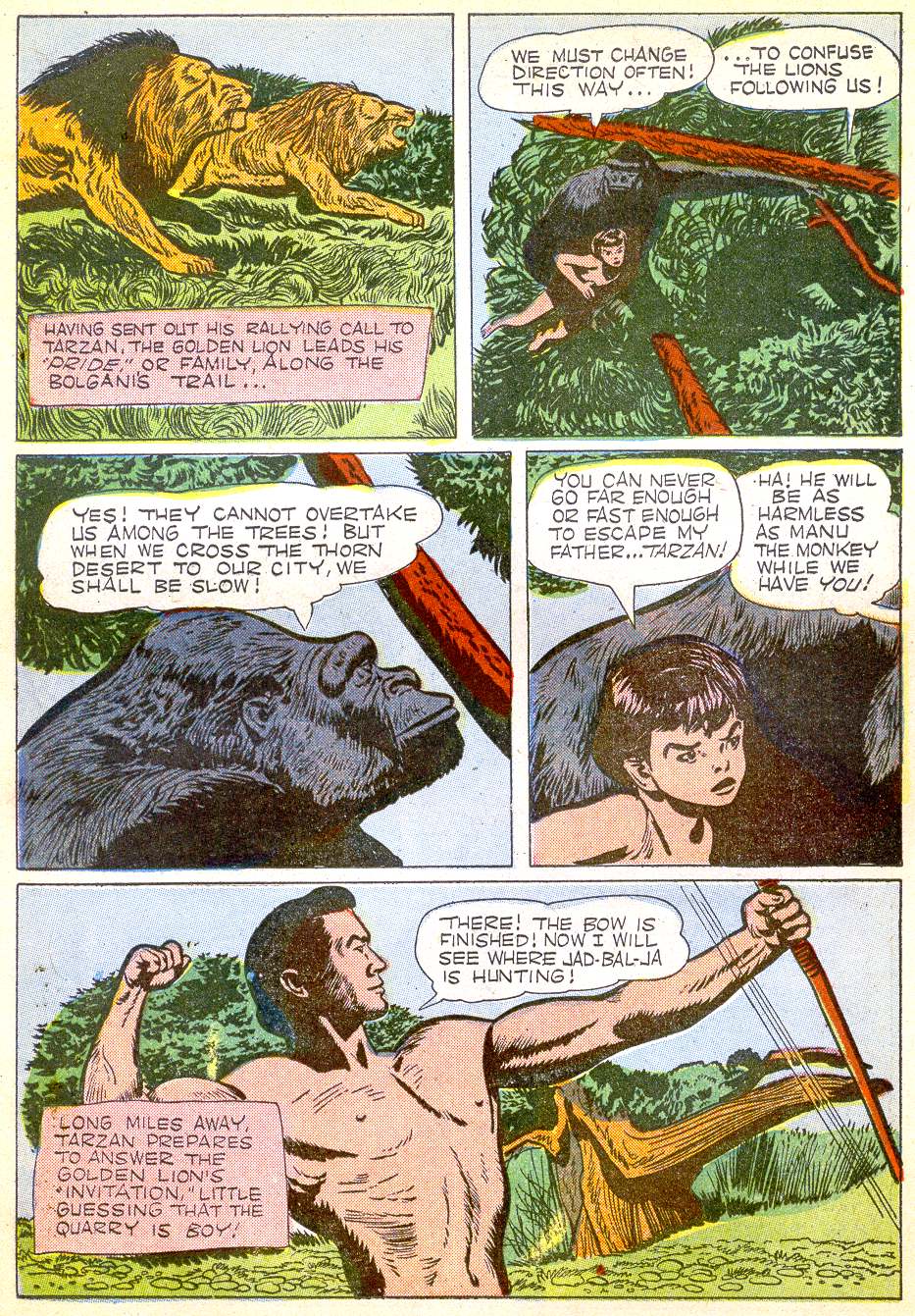 Read online Tarzan (1948) comic -  Issue #52 - 23