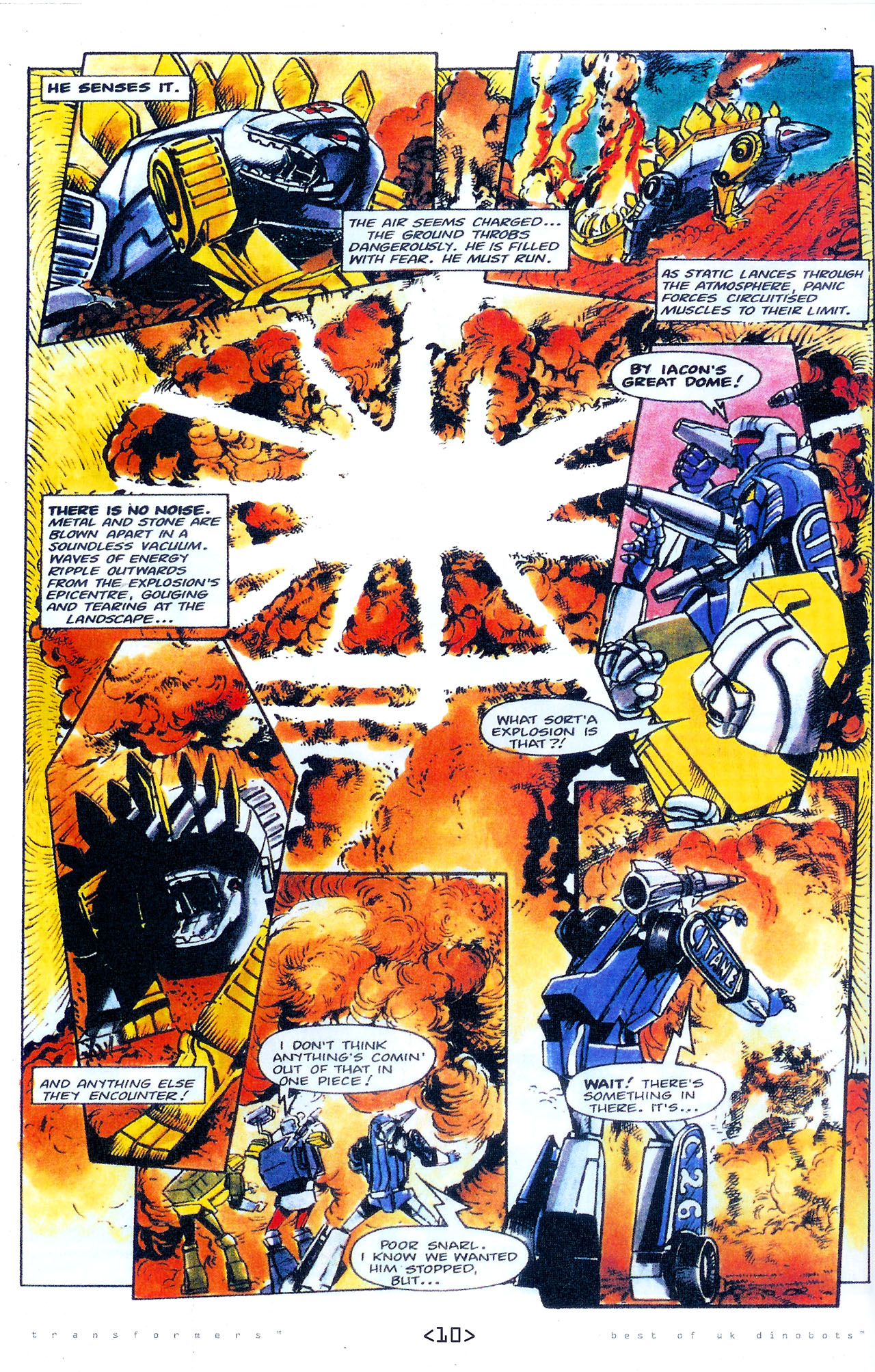 Read online The Transformers: Best of UK: Dinobots comic -  Issue #2 - 13