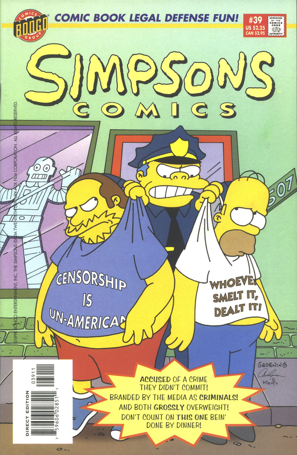 Simpsons Comics issue 39 - Page 1