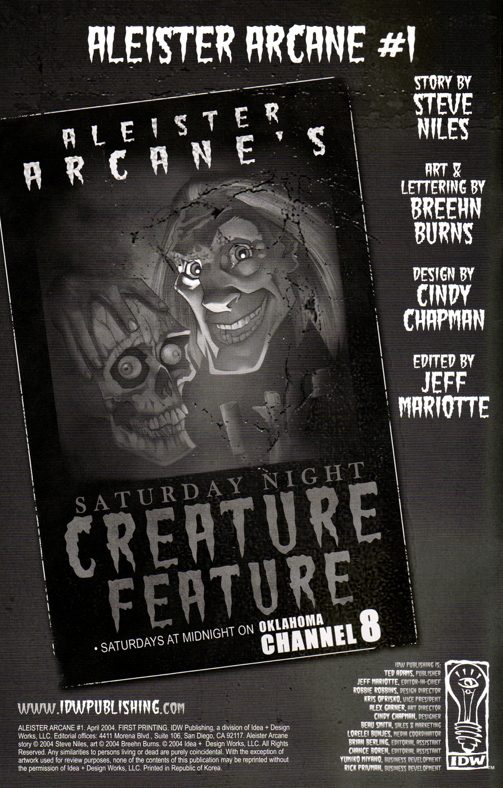 Read online Aleister Arcane comic -  Issue #1 - 2