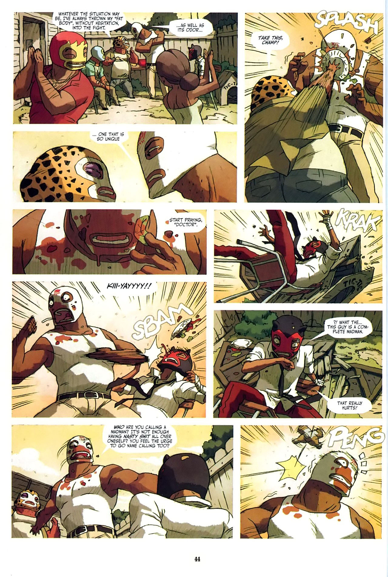 Read online Lucha Libre comic -  Issue #4 - 46